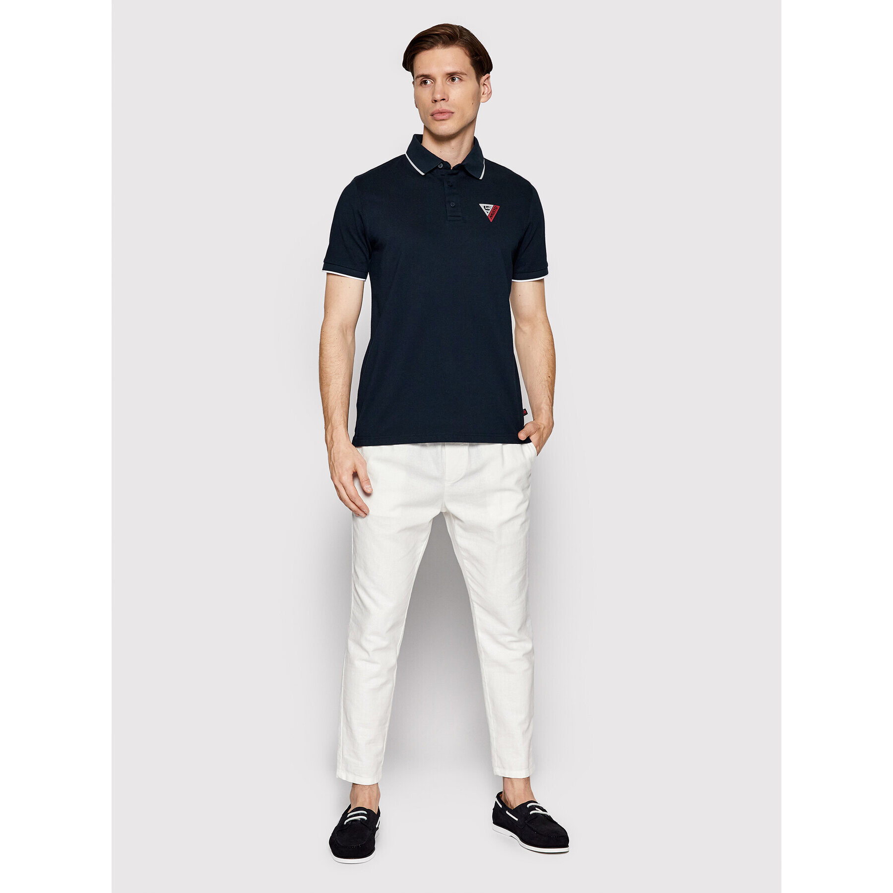 Musto Polokošile Sardinia 82323 Tmavomodrá Regular Fit - Pepit.cz