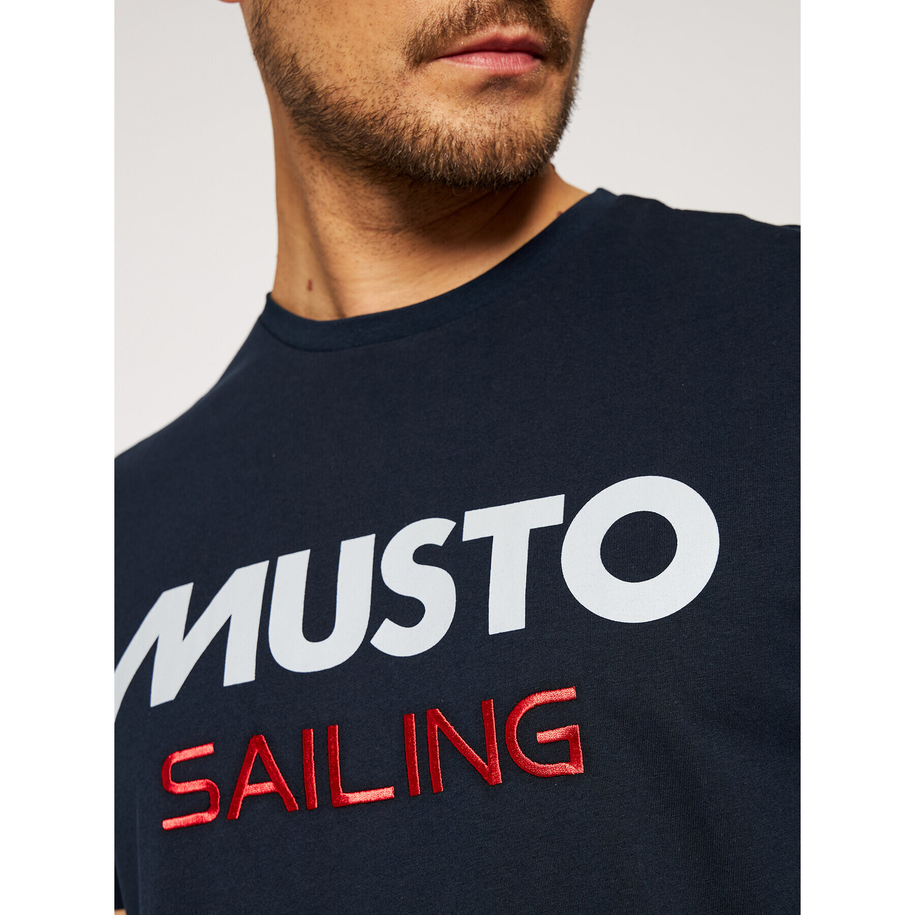 Musto T-Shirt 82020 Tmavomodrá Regular Fit - Pepit.cz