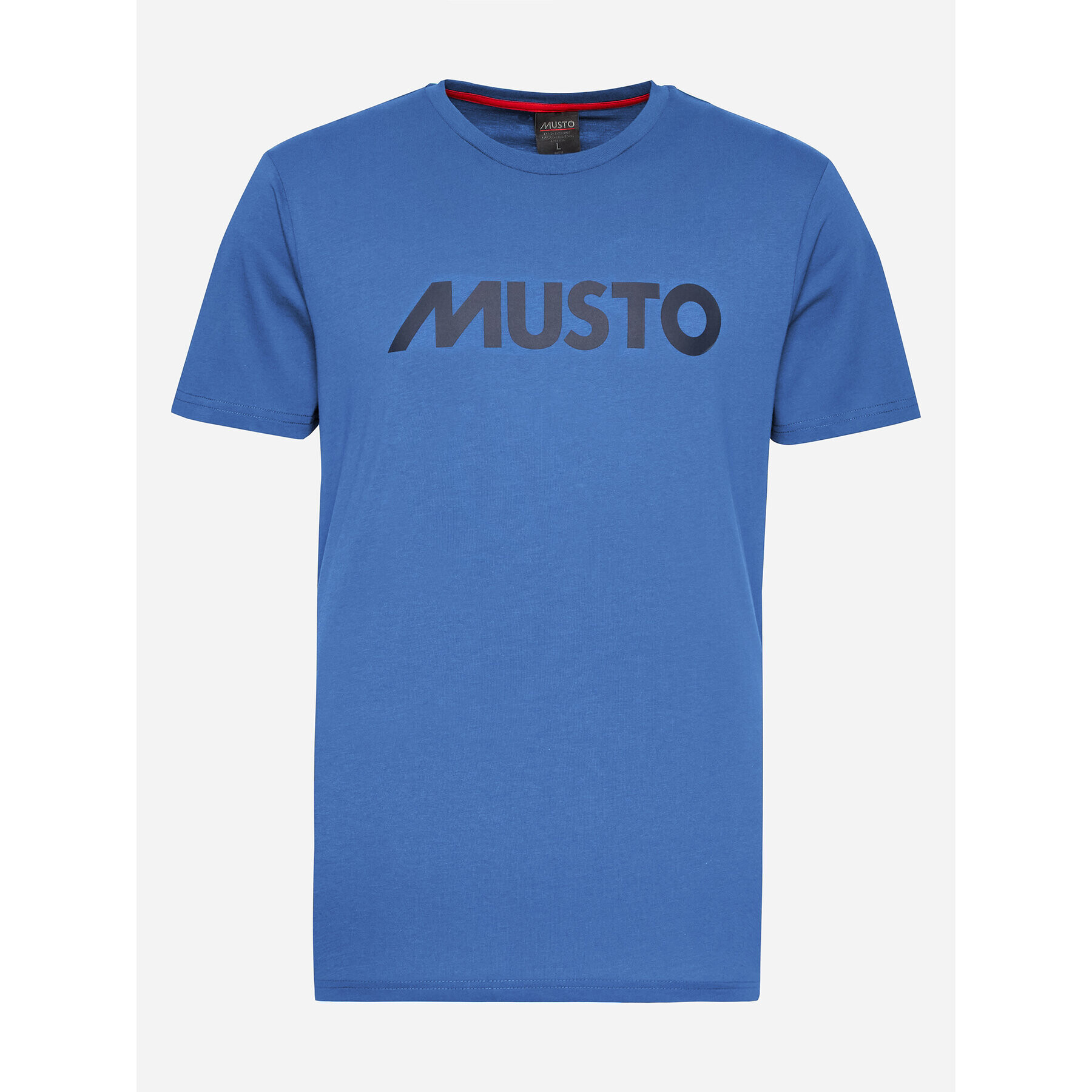 Musto T-Shirt Logo 82451 Modrá Regular Fit - Pepit.cz