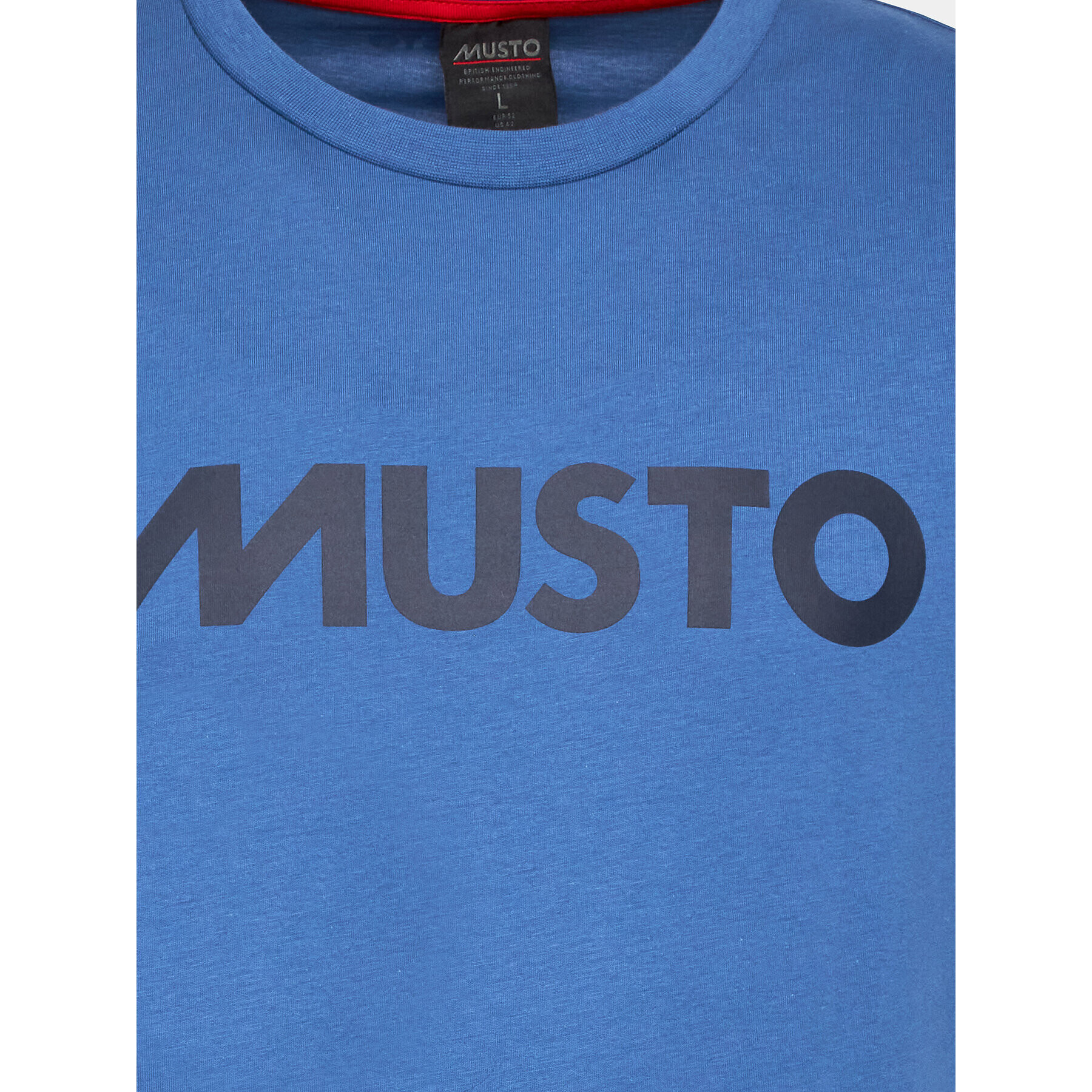 Musto T-Shirt Logo 82451 Modrá Regular Fit - Pepit.cz