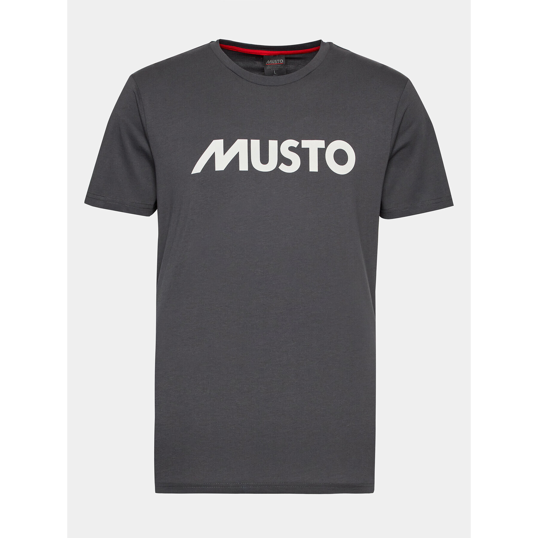 Musto T-Shirt Logo 82451 Šedá Regular Fit - Pepit.cz