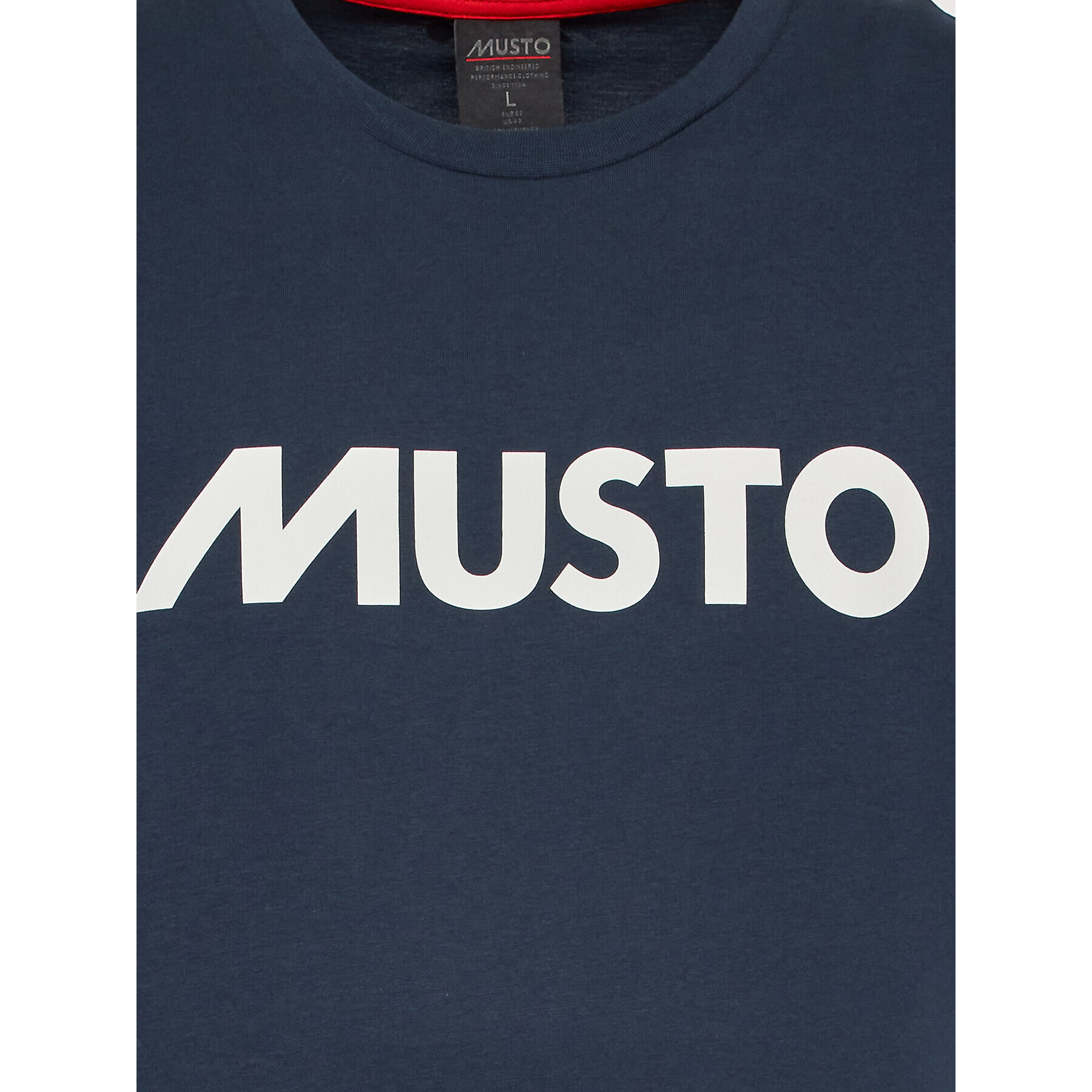 Musto T-Shirt Logo 82451 Tmavomodrá Regular Fit - Pepit.cz