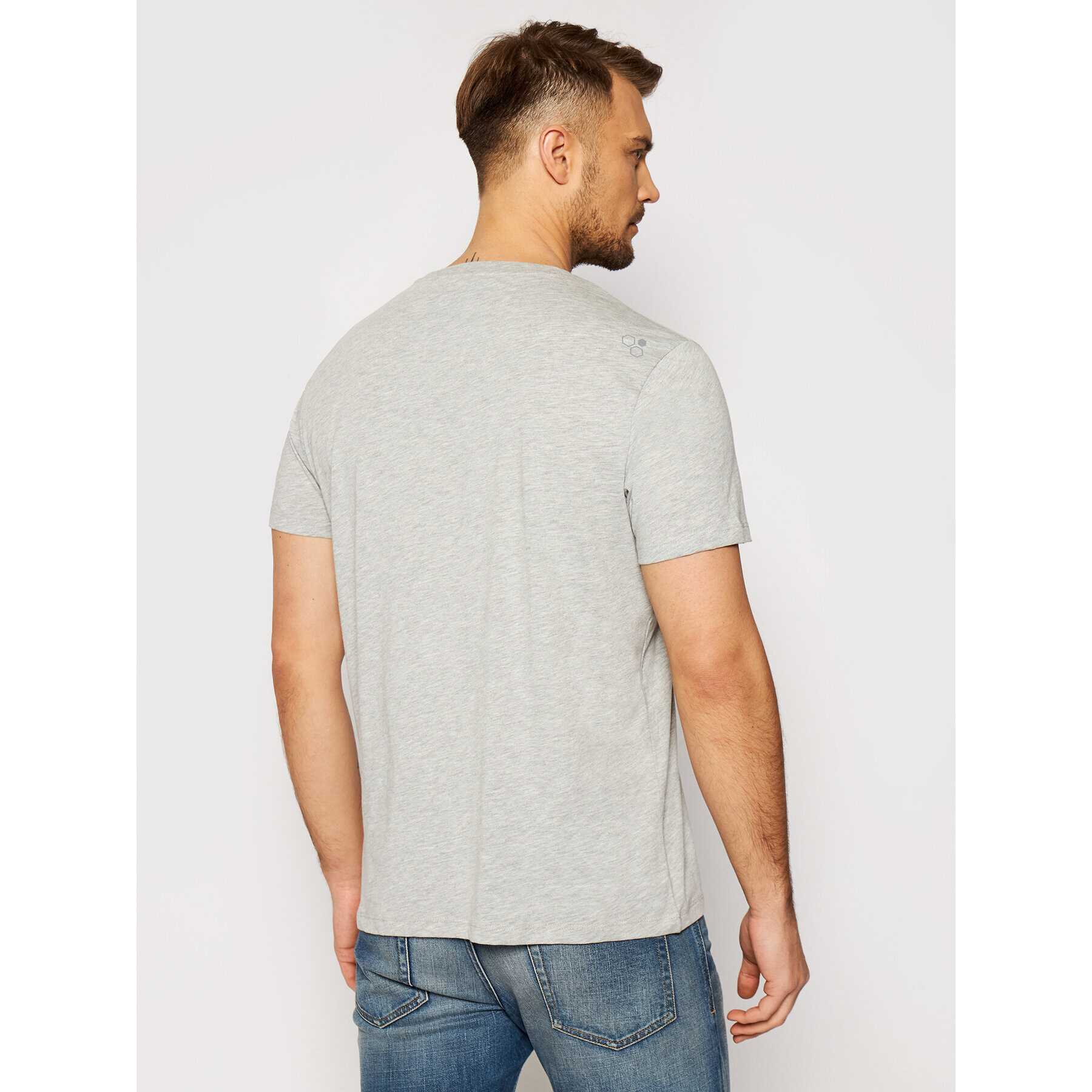 Musto T-Shirt Lr Logo 84008 Šedá Regular Fit - Pepit.cz