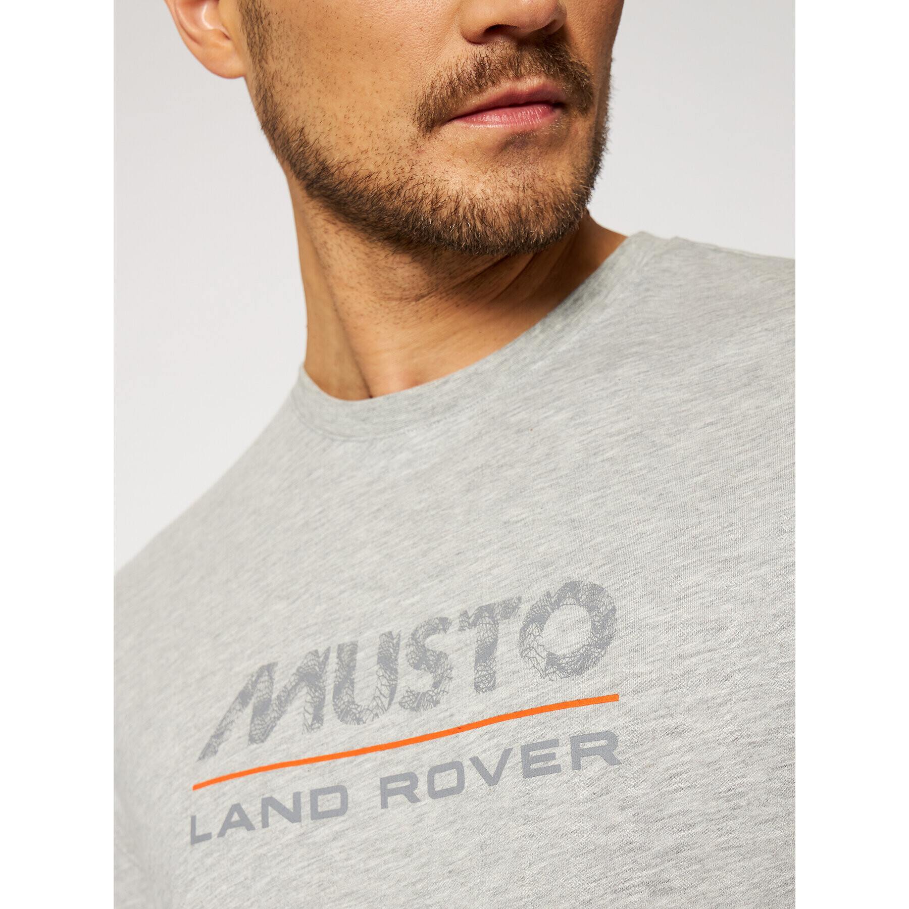 Musto T-Shirt Lr Logo 84008 Šedá Regular Fit - Pepit.cz