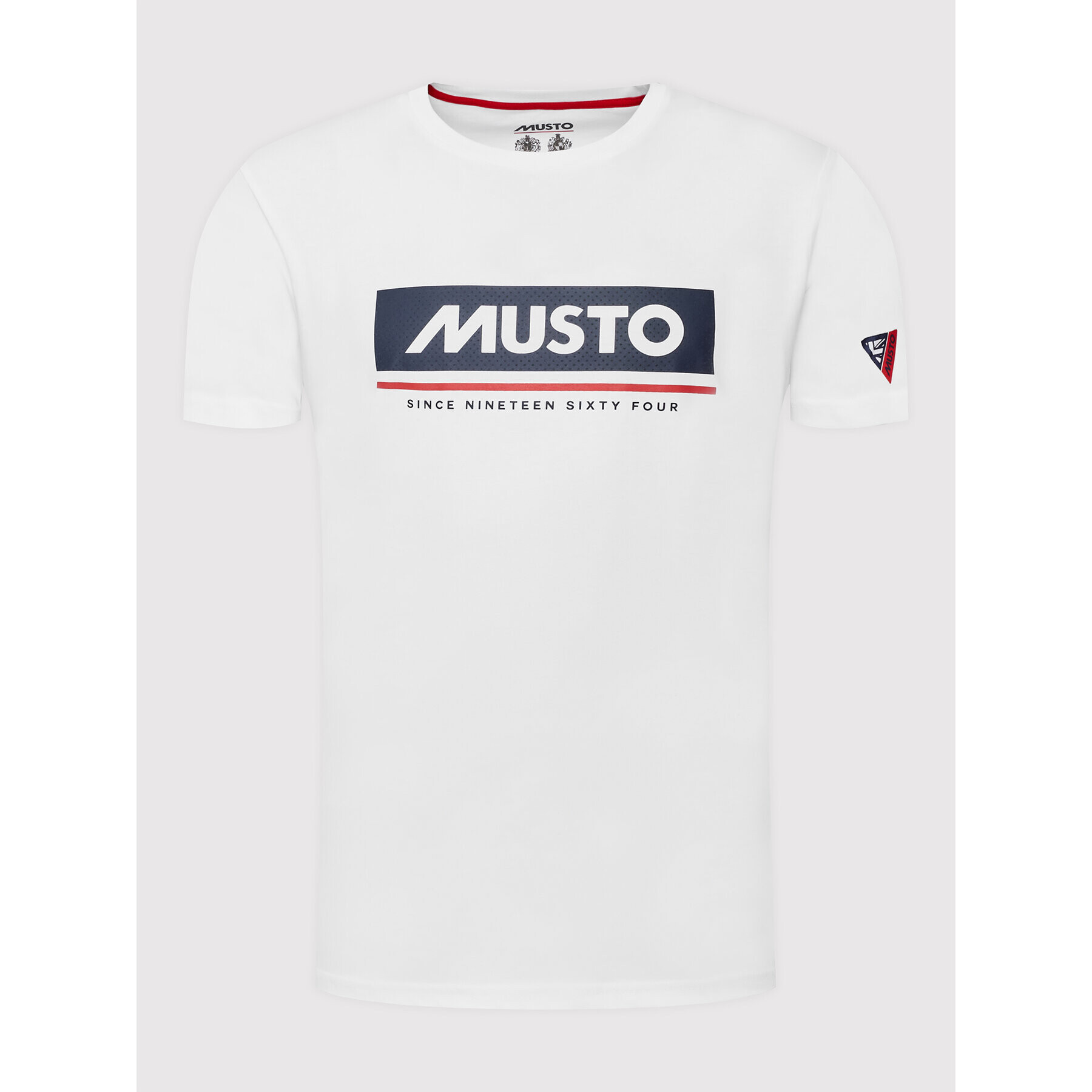 Musto T-Shirt Marina 82198 Bílá Regular Fit - Pepit.cz