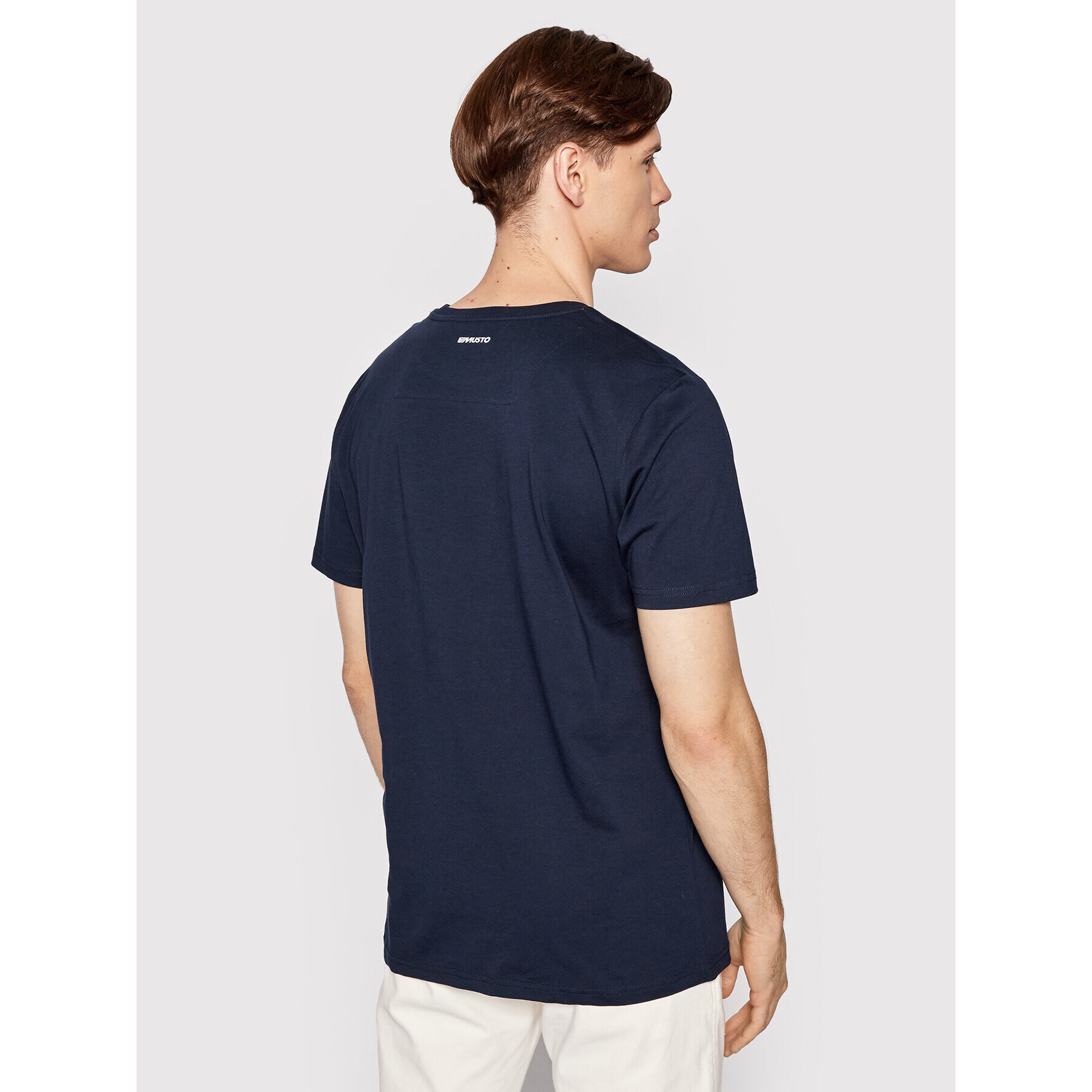 Musto T-Shirt Marina 82198 Tmavomodrá Regular Fit - Pepit.cz