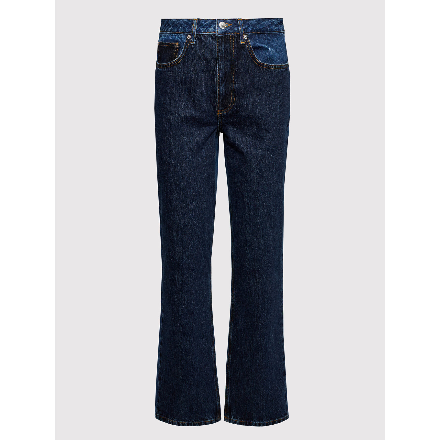 NA-KD Jeansy 1018-008341-0061-581 Tmavomodrá Relaxed Fit - Pepit.cz