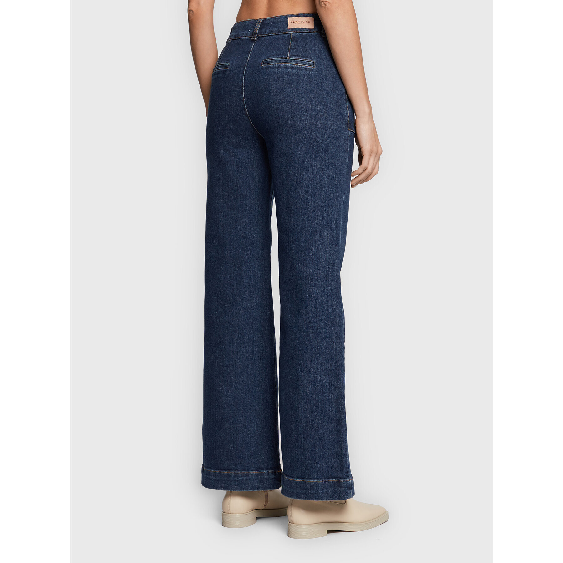 NAF NAF Jeansy Giffina THNP16 Tmavomodrá Regular Fit - Pepit.cz