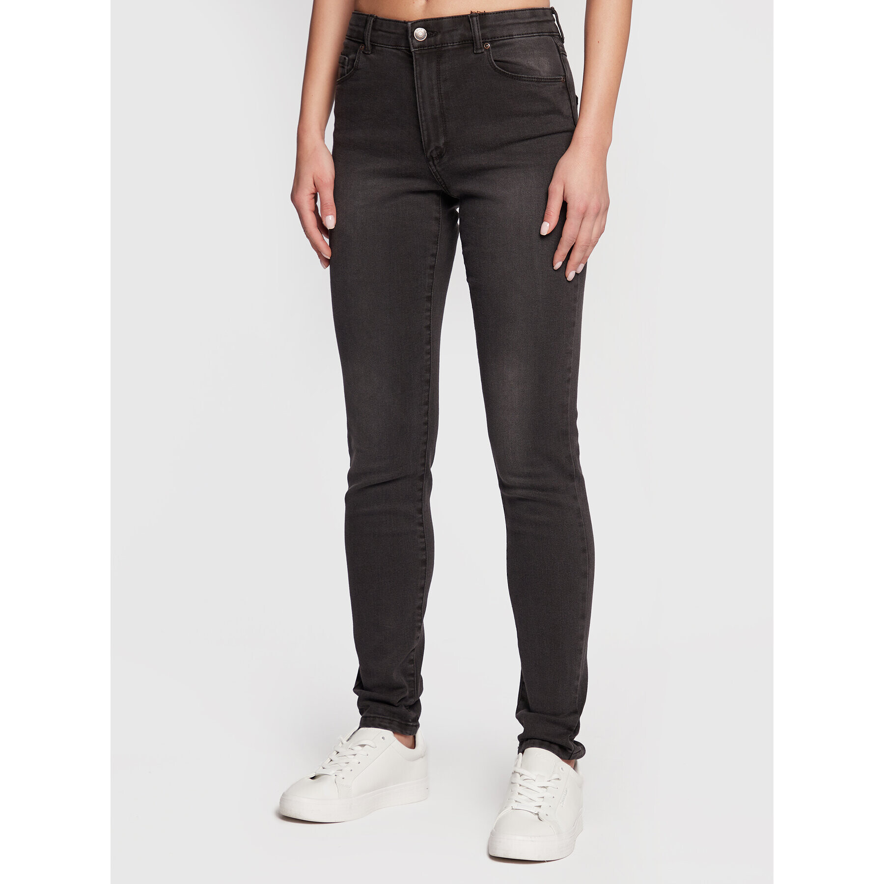 NAF NAF Jeansy Gpower THNP1 Černá Skinny Fit - Pepit.cz