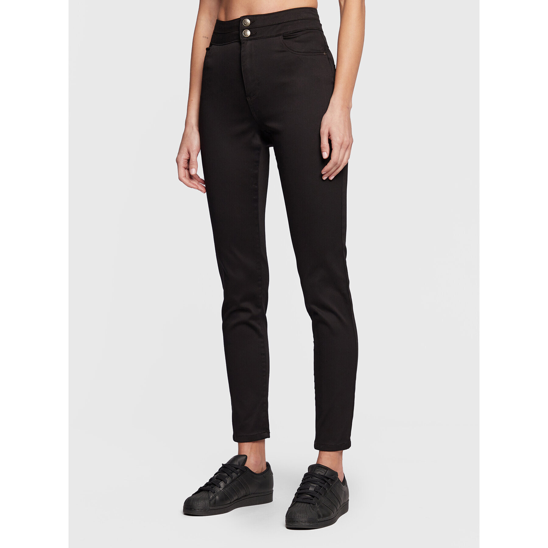 NAF NAF Jeansy Power THNP2 Černá Skinny Fit - Pepit.cz