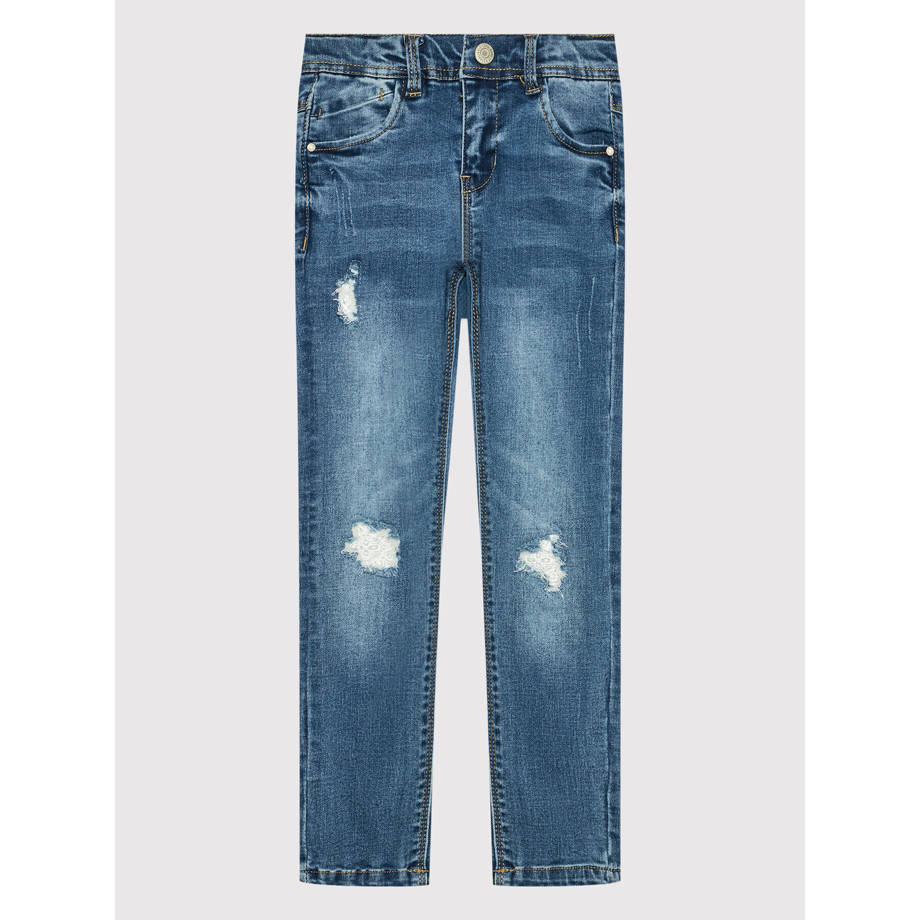 NAME IT Jeansy 13197437 Modrá Skinny Fit - Pepit.cz