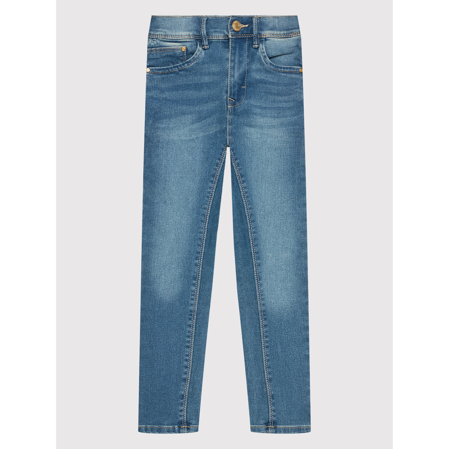 NAME IT Jeansy 13198531 Modrá Skinny Fit - Pepit.cz