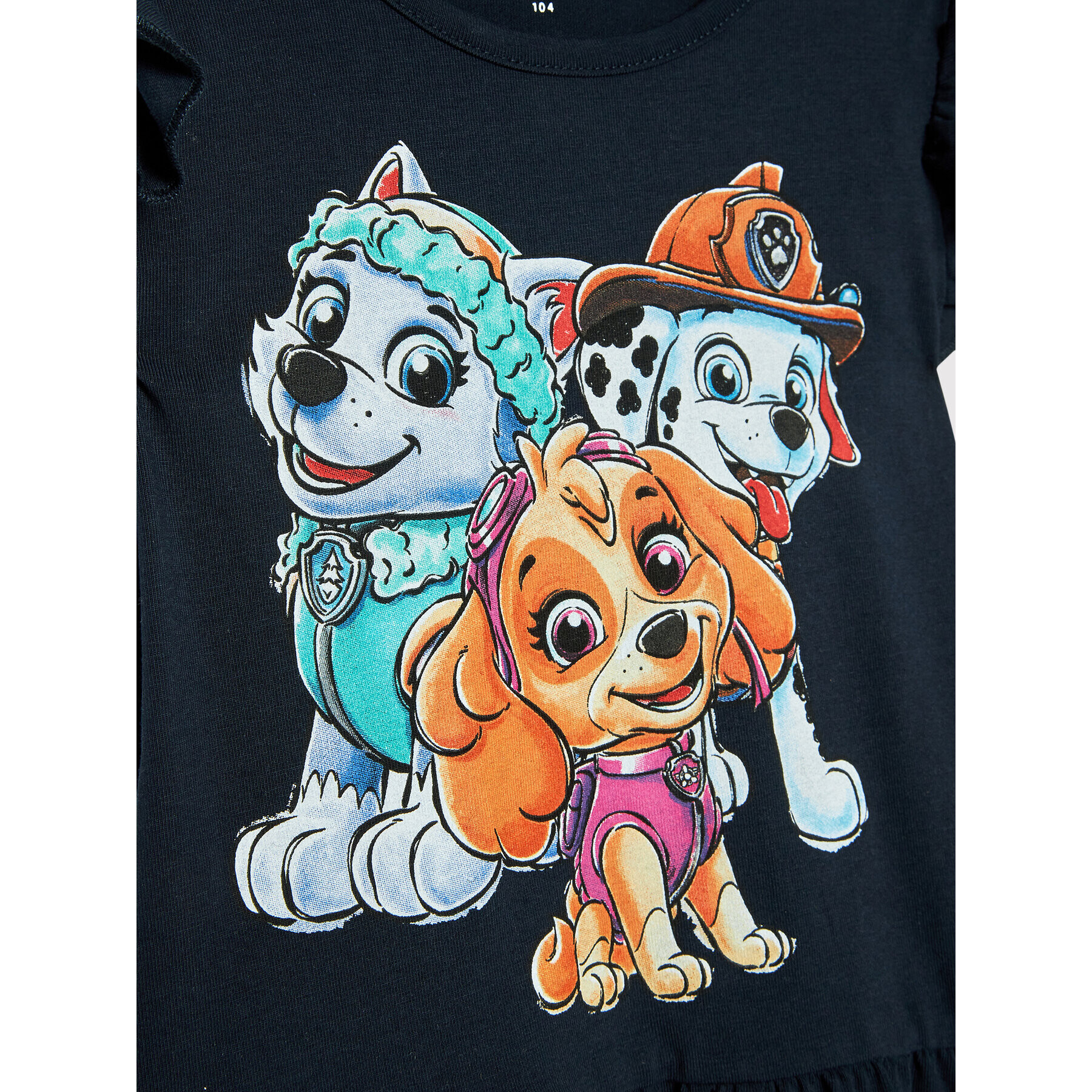 NAME IT Každodenní šaty PAW PATROL 13206215 Černá Regular Fit - Pepit.cz