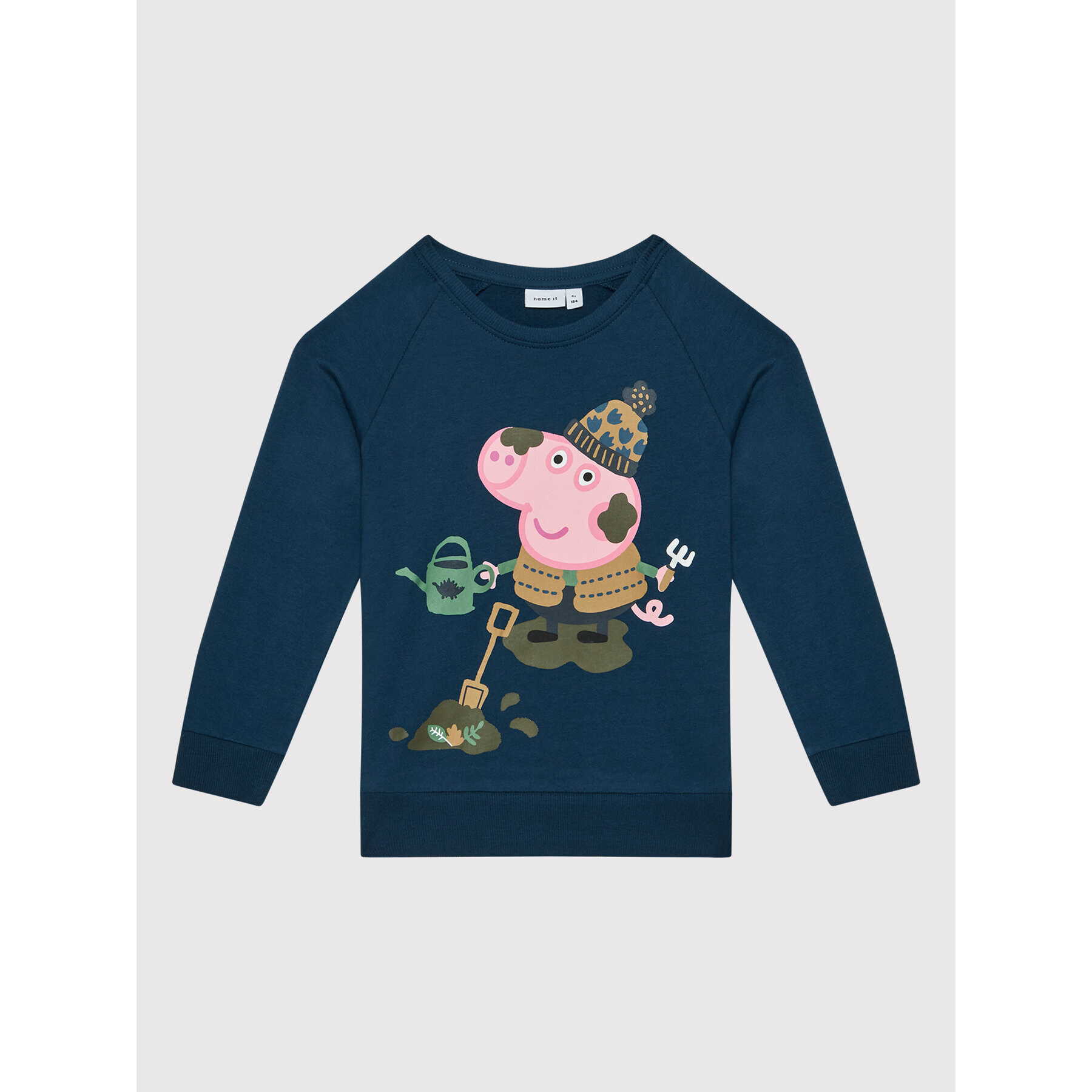 NAME IT Mikina PEPPA PIG 13198881 Modrá Regular Fit - Pepit.cz