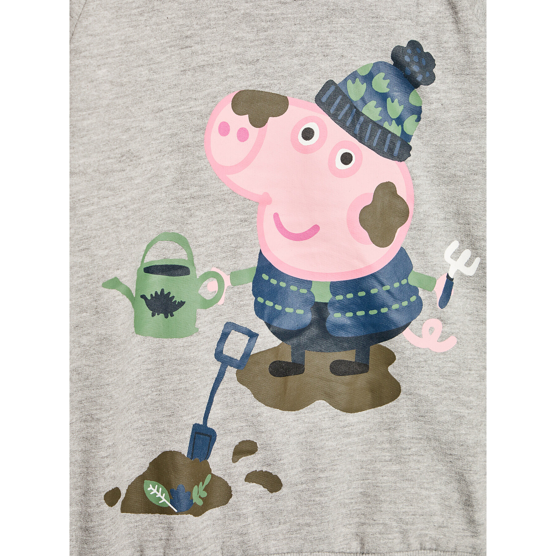 NAME IT Mikina PEPPA PIG 13198881 Šedá Regular Fit - Pepit.cz