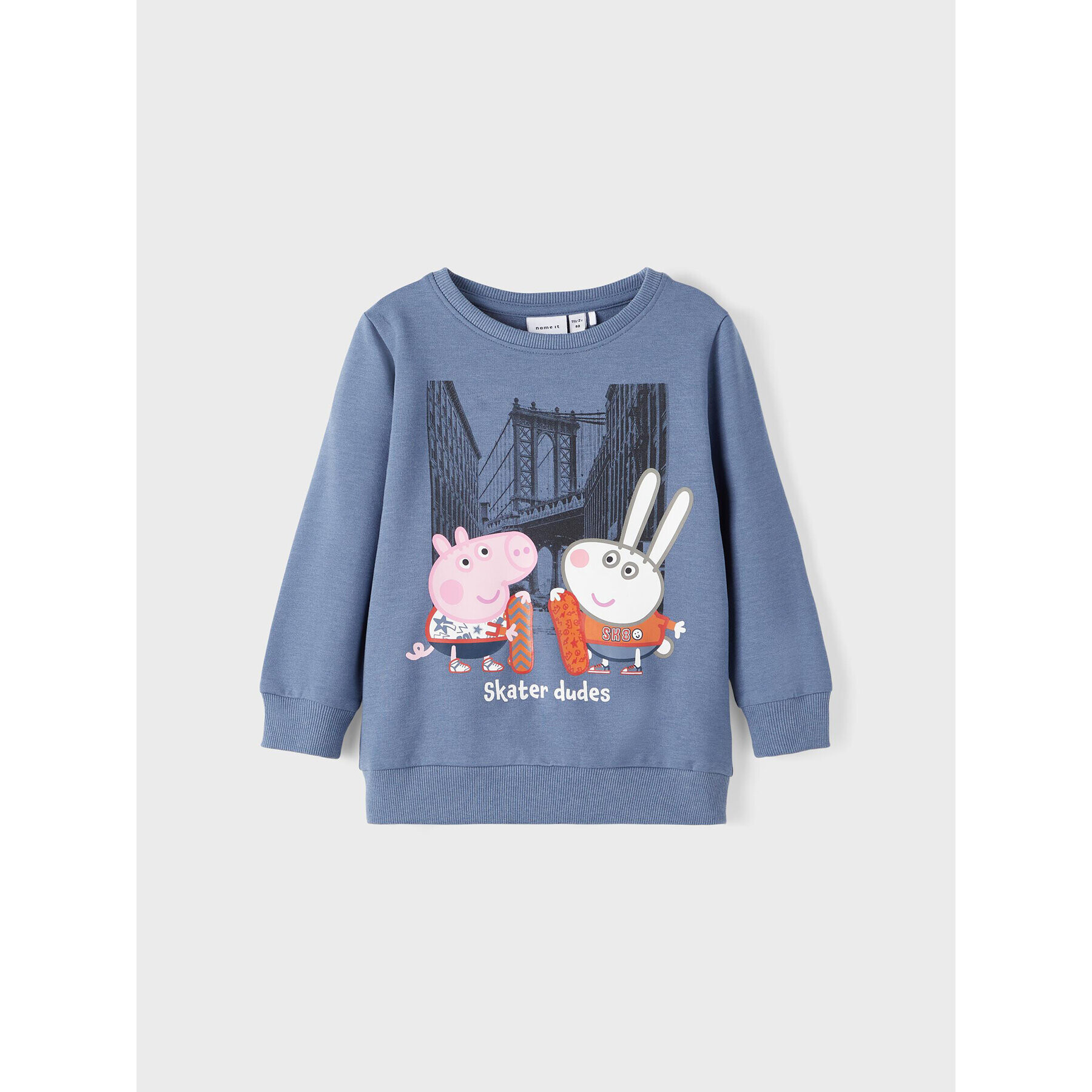 NAME IT Mikina PEPPA PIG 13205302 Tmavomodrá Regular Fit - Pepit.cz