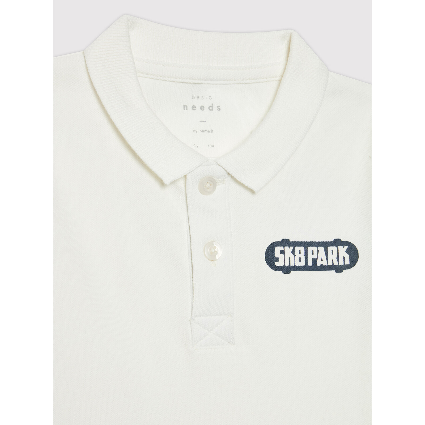 NAME IT Polokošile 13200330 Bílá Regular Fit - Pepit.cz