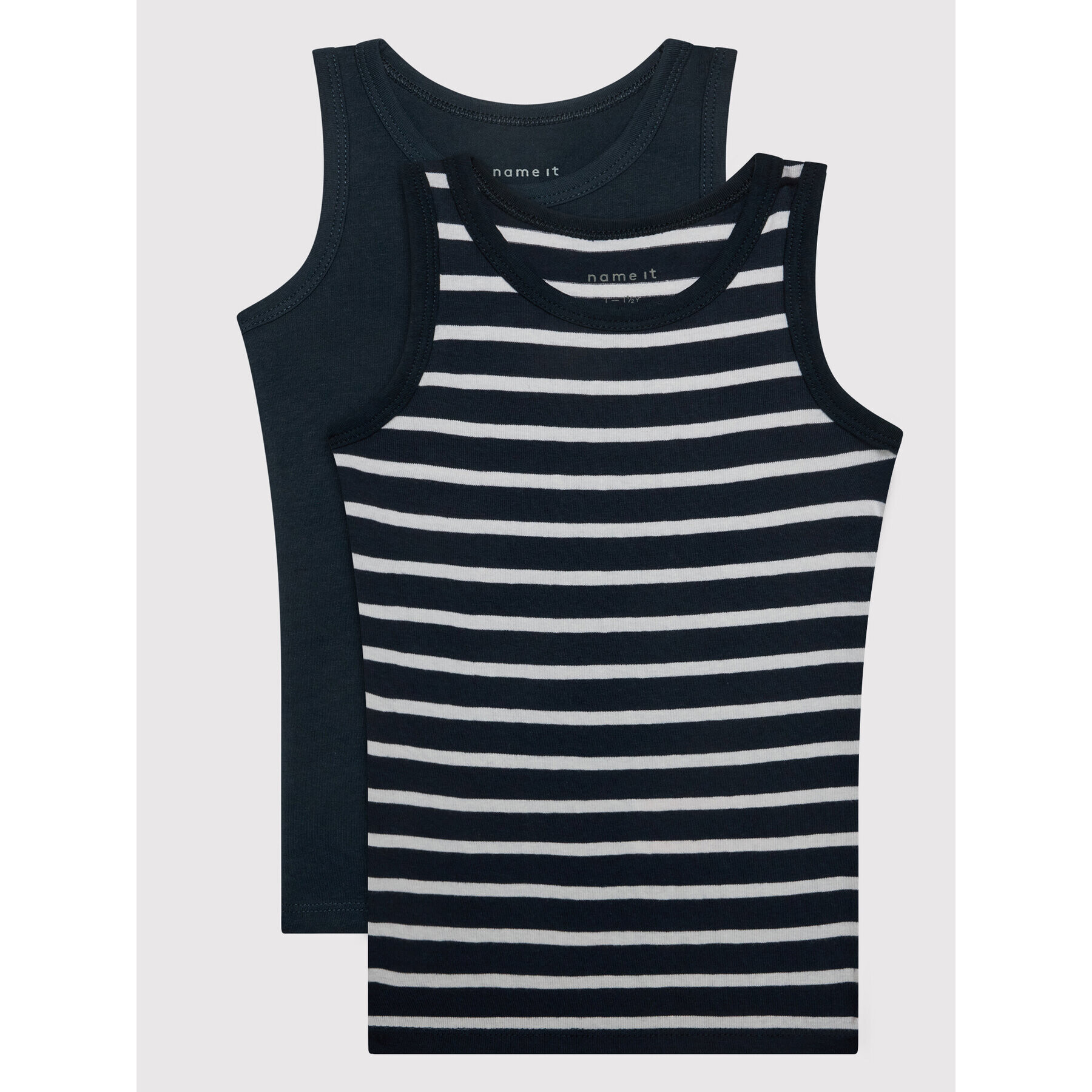 NAME IT Sada 2 topů Tank Top 2P 13193164 Tmavomodrá Regular Fit - Pepit.cz