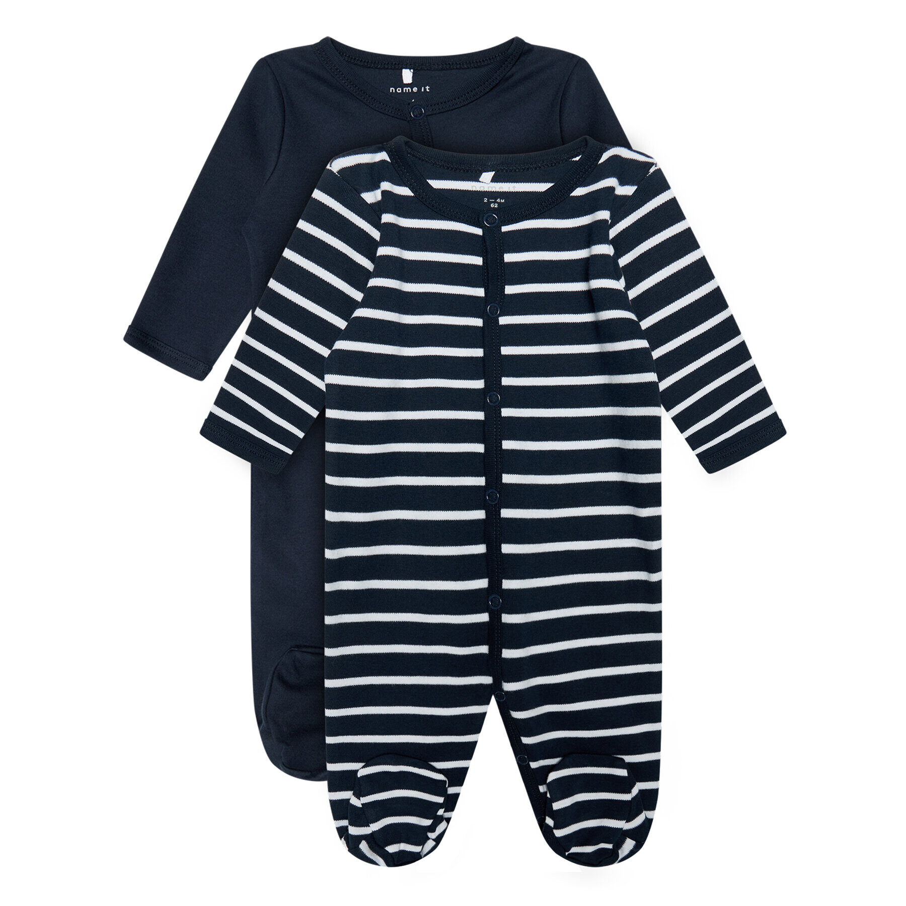 NAME IT Souprava 2 kusů dupaček Nightsuit 13183449 Tmavomodrá Regular Fit - Pepit.cz