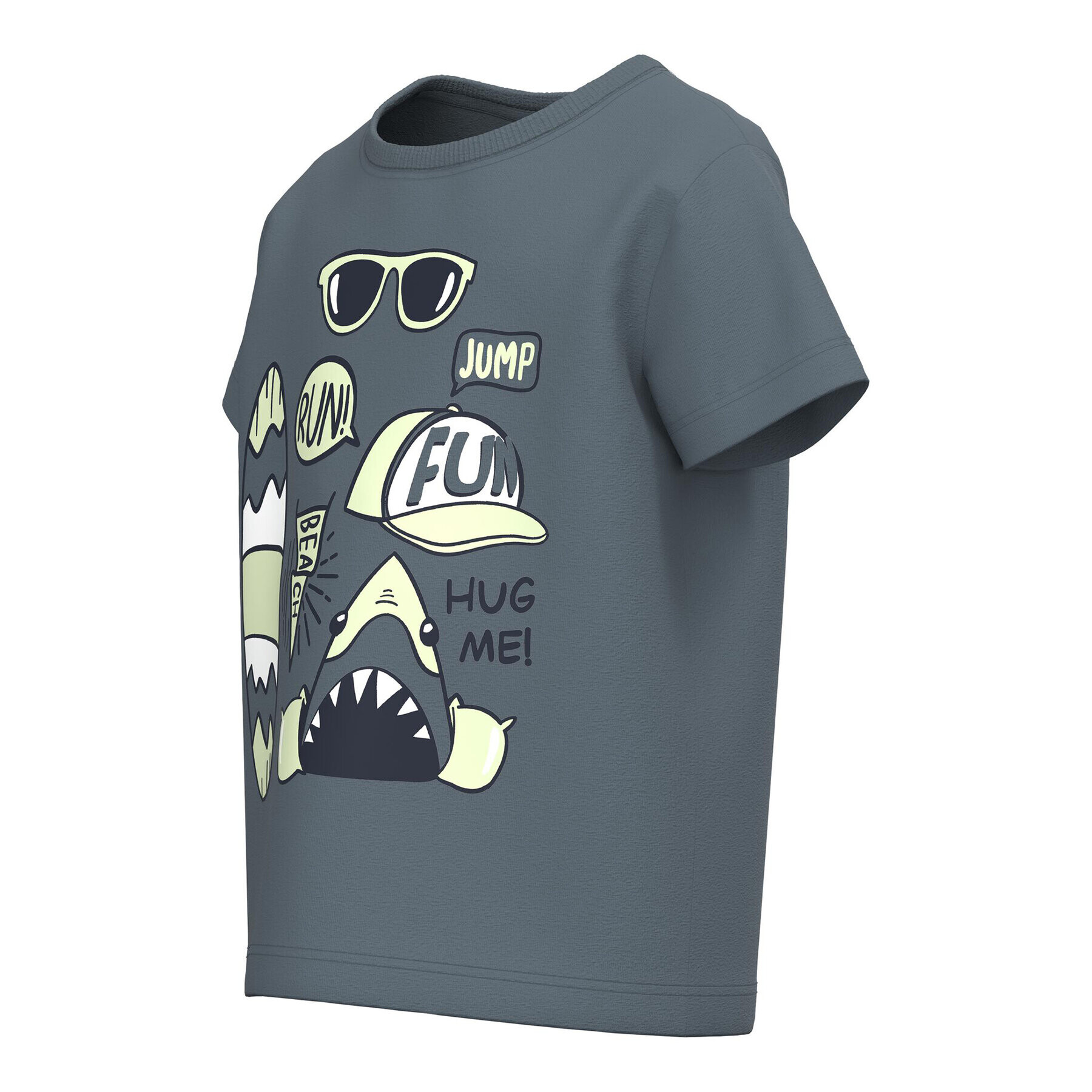 NAME IT T-Shirt 13215002 Šedá Loose Fit - Pepit.cz