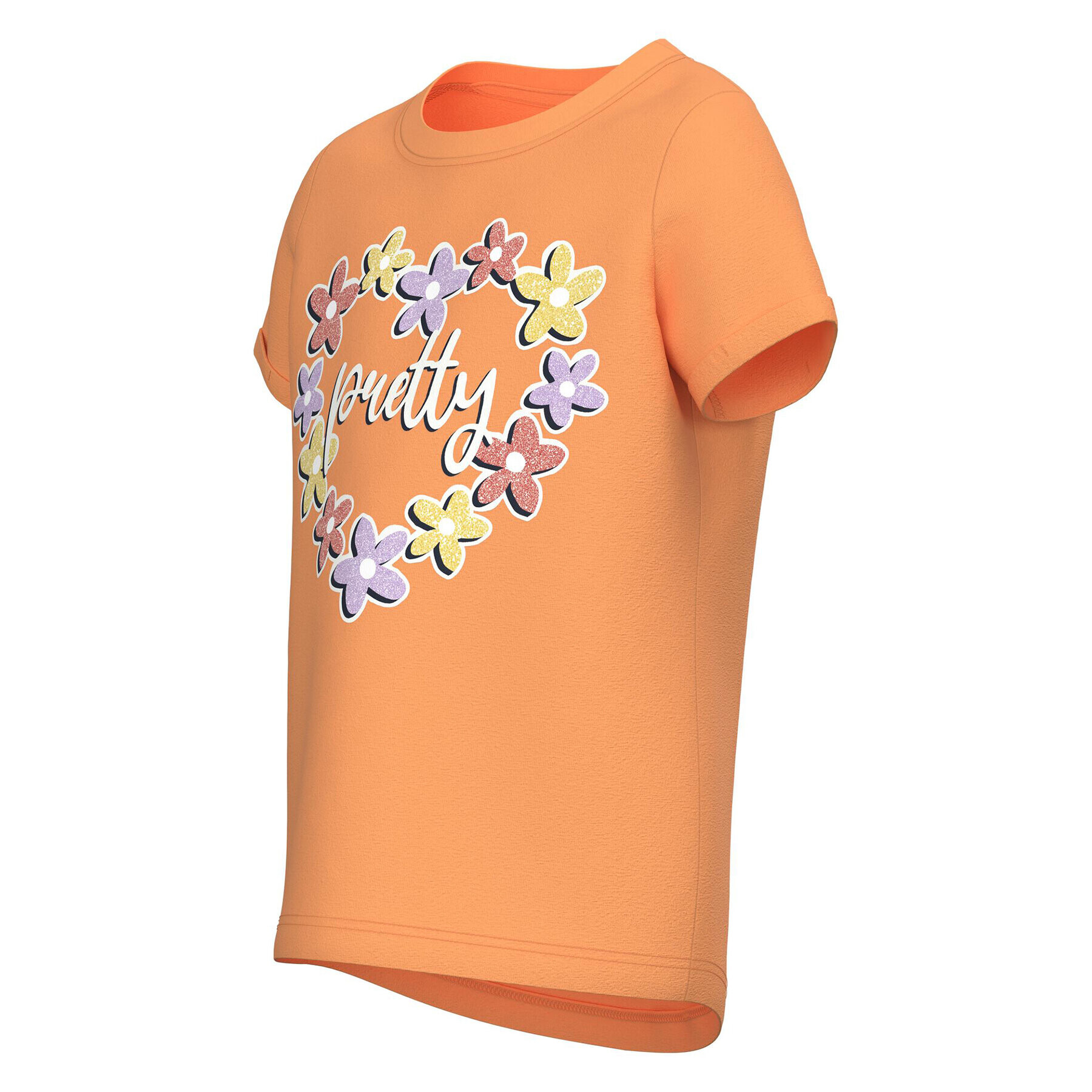 NAME IT T-Shirt 13217330 Oranžová Regular Fit - Pepit.cz