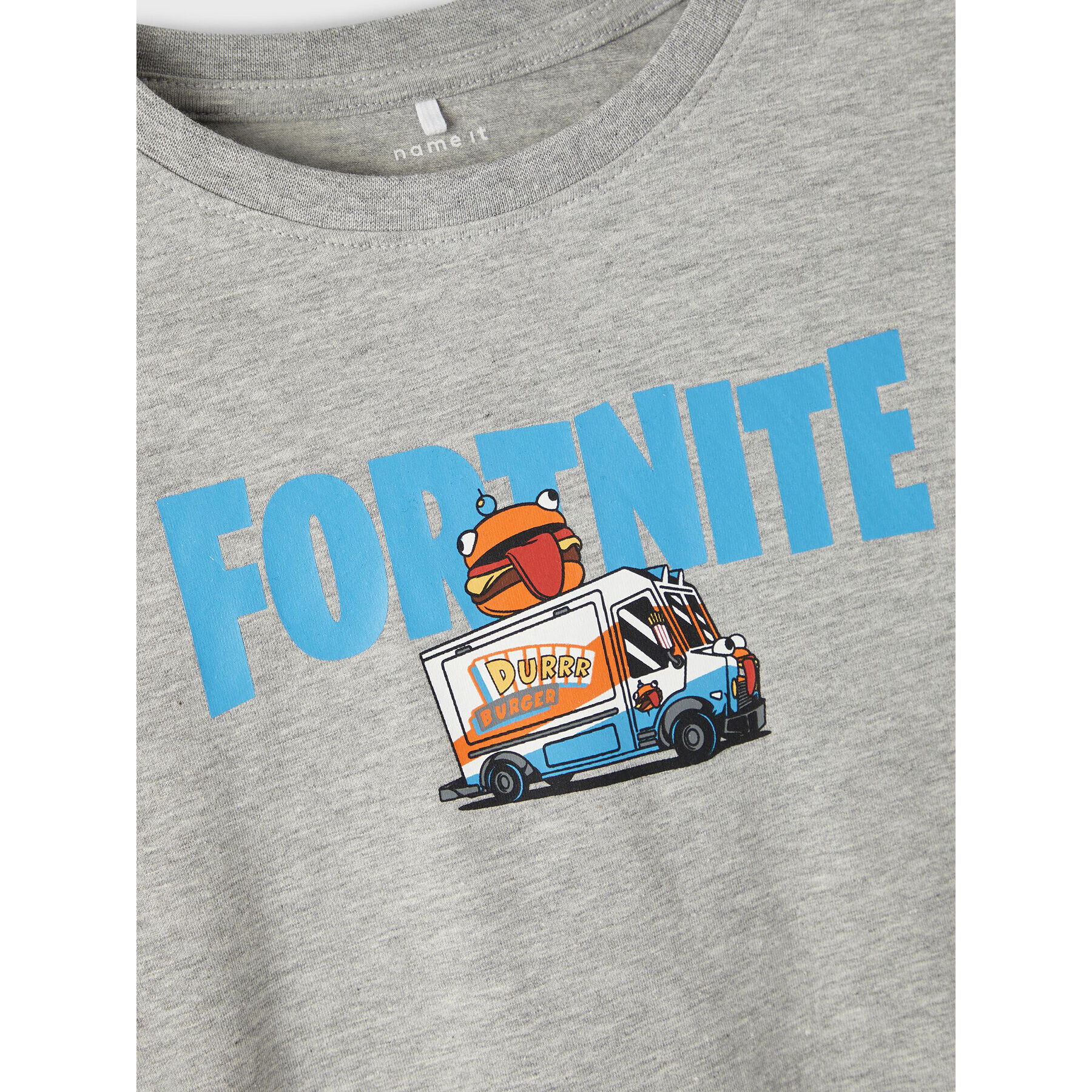 NAME IT T-Shirt Fornite 13208249 Šedá Regular Fit - Pepit.cz