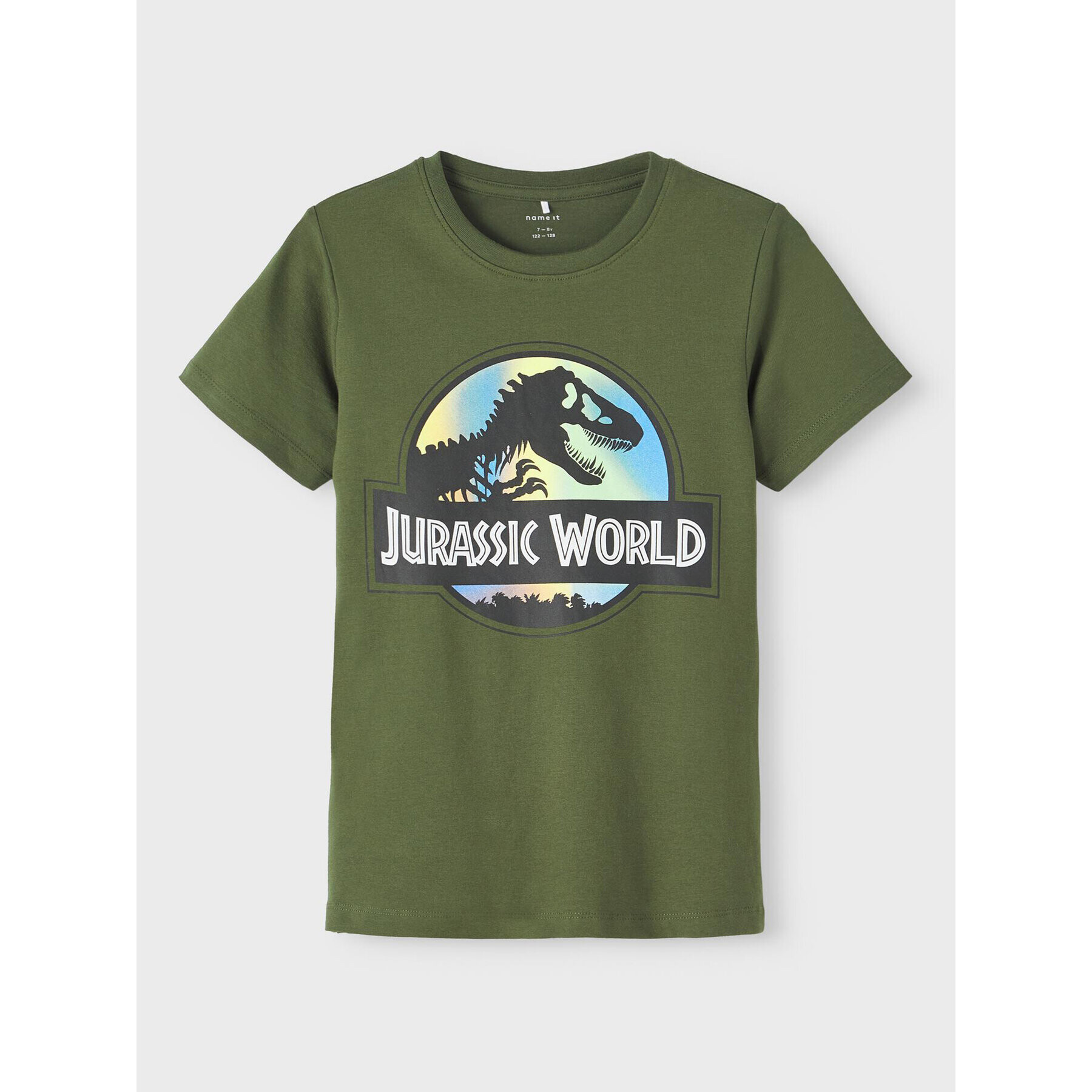 NAME IT T-Shirt Jurassic World 13219935 Zelená Regular Fit - Pepit.cz