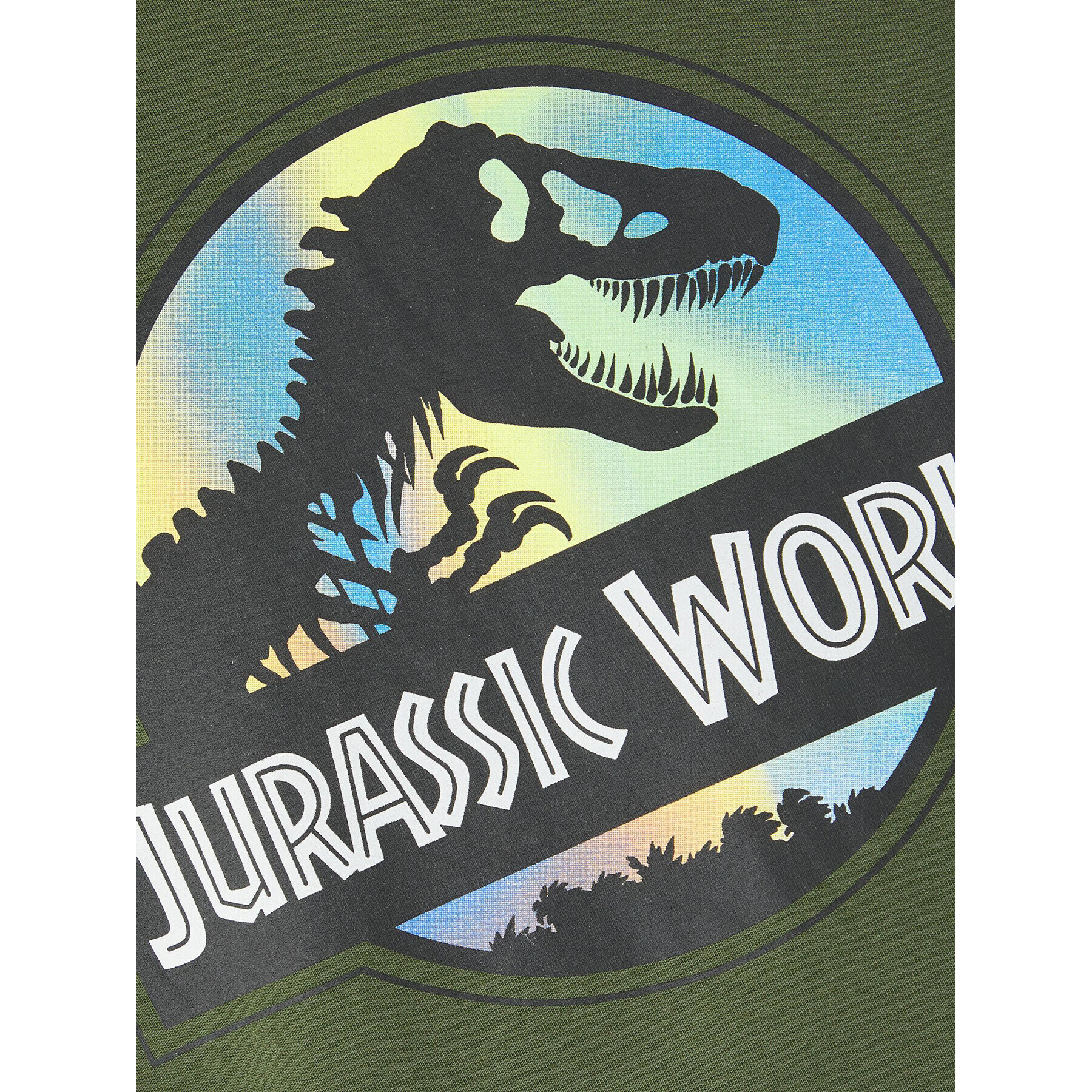 NAME IT T-Shirt Jurassic World 13219935 Zelená Regular Fit - Pepit.cz