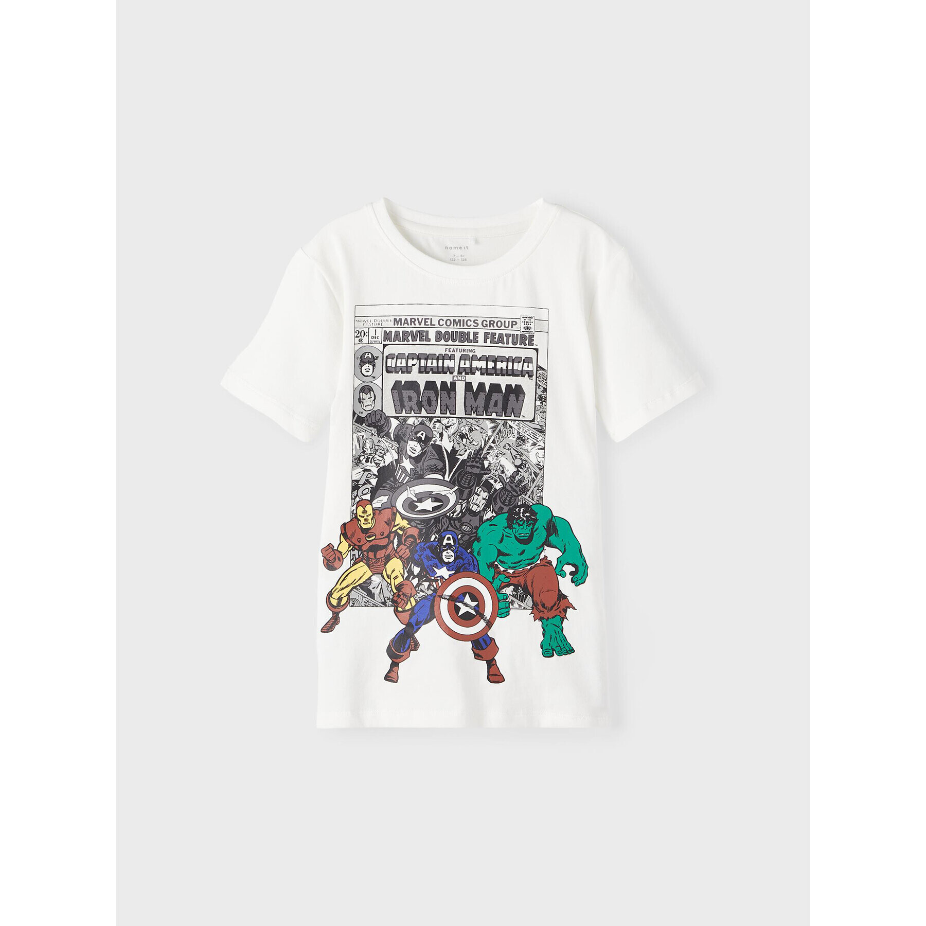 NAME IT T-Shirt MARVEL 13210832 Bílá Regular Fit - Pepit.cz