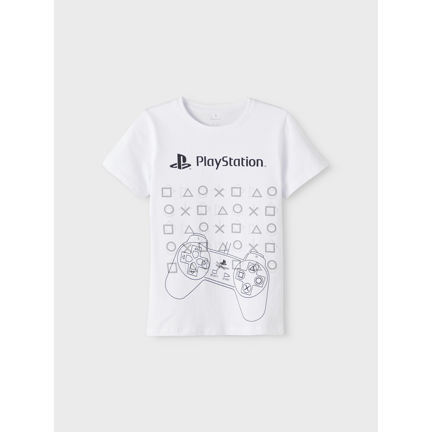 NAME IT T-Shirt PLAYSTATION 13208245 Bílá Regular Fit - Pepit.cz