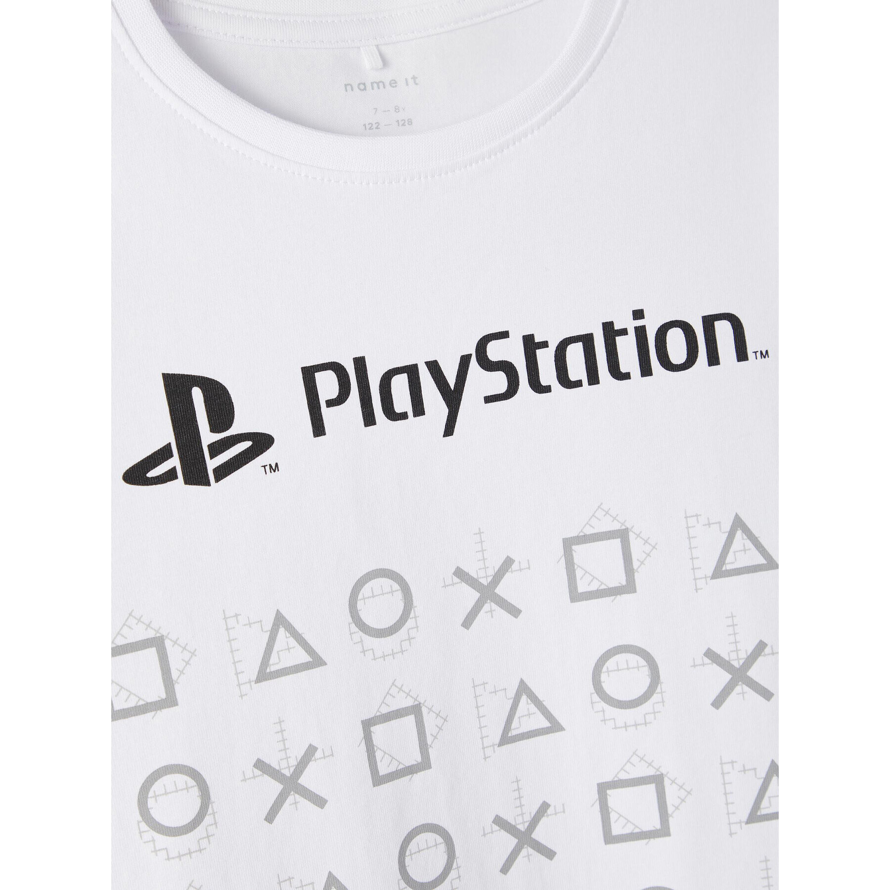 NAME IT T-Shirt PLAYSTATION 13208245 Bílá Regular Fit - Pepit.cz