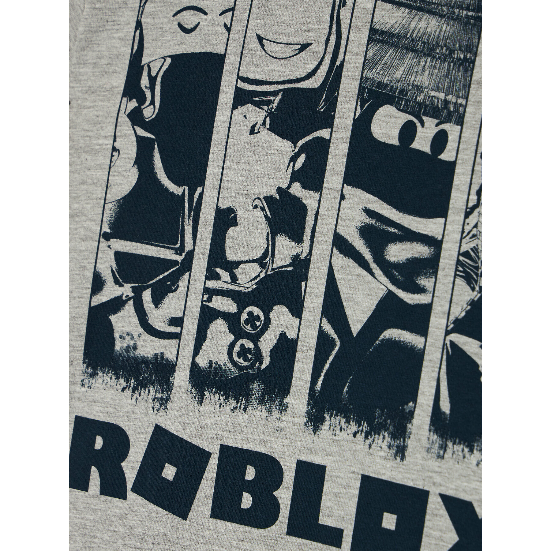 NAME IT T-Shirt Roblox Marcos 13195551 Šedá Regular Fit - Pepit.cz