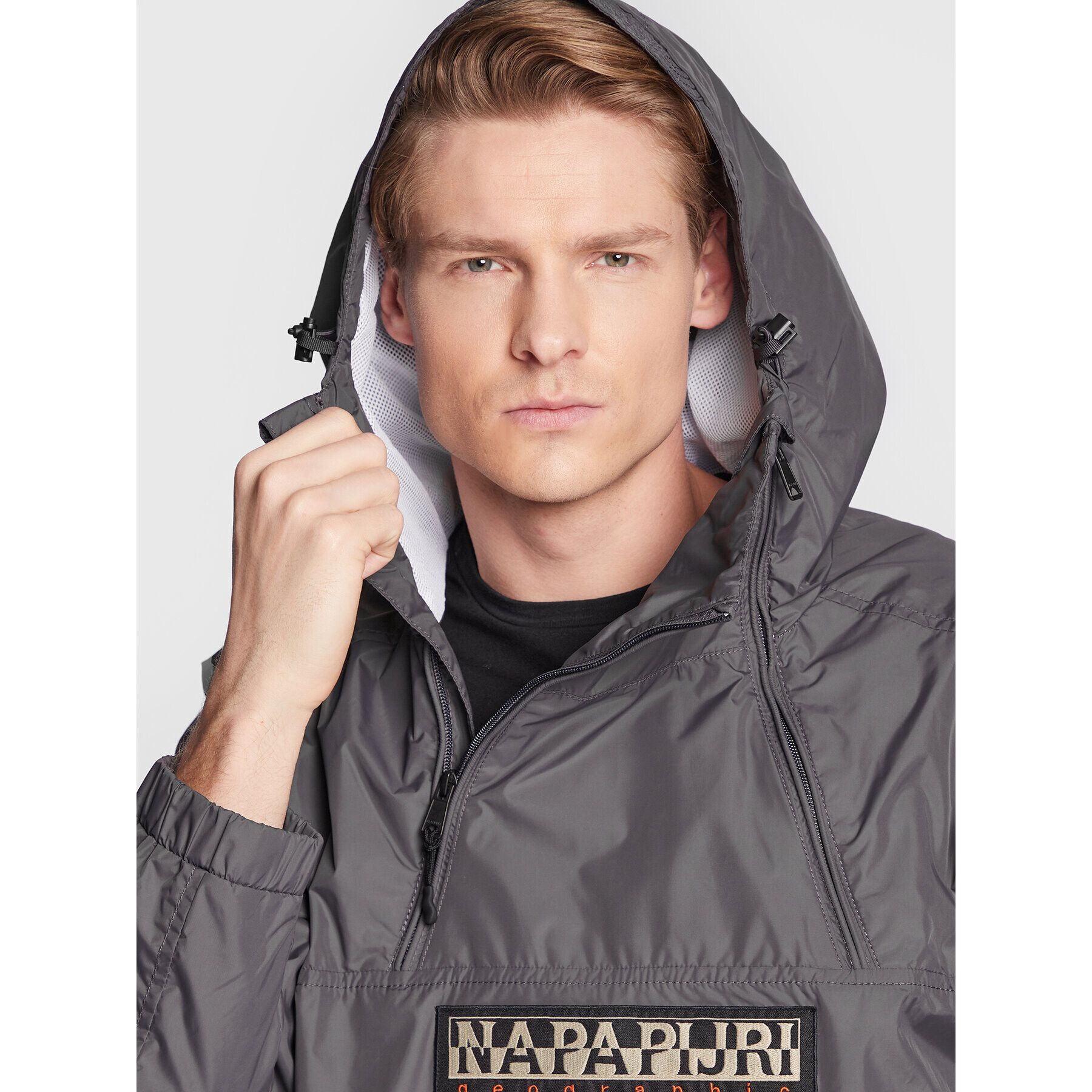 Napapijri Bunda anorak Northfarer 2.0 NP0A4GE9 Šedá Regular Fit - Pepit.cz