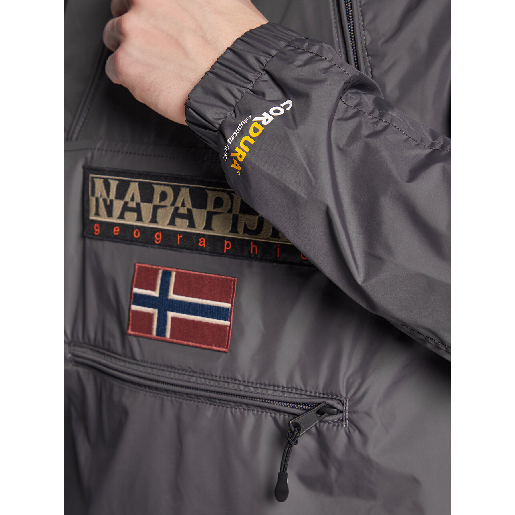 Napapijri Bunda anorak Northfarer 2.0 NP0A4GE9 Šedá Regular Fit - Pepit.cz