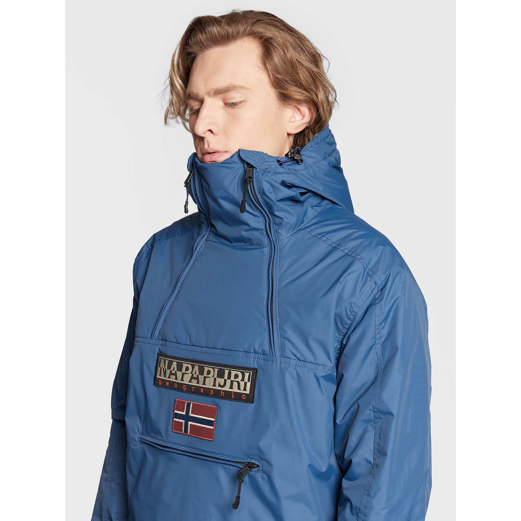 Napapijri Bunda anorak Northfarer 2.0 Wint NP0A4GS5 Tmavomodrá Regular Fit - Pepit.cz