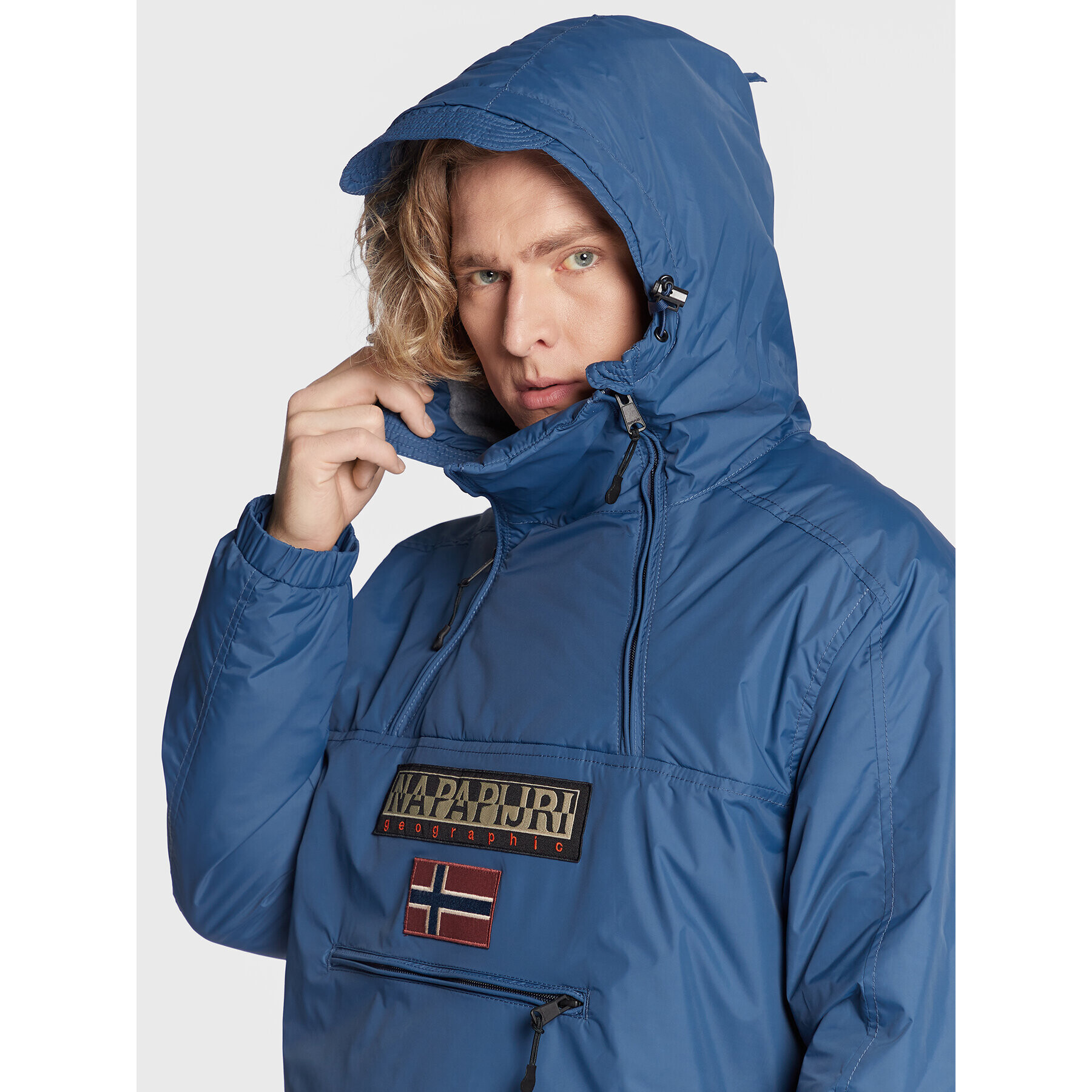 Napapijri Bunda anorak Northfarer 2.0 Wint NP0A4GS5 Tmavomodrá Regular Fit - Pepit.cz