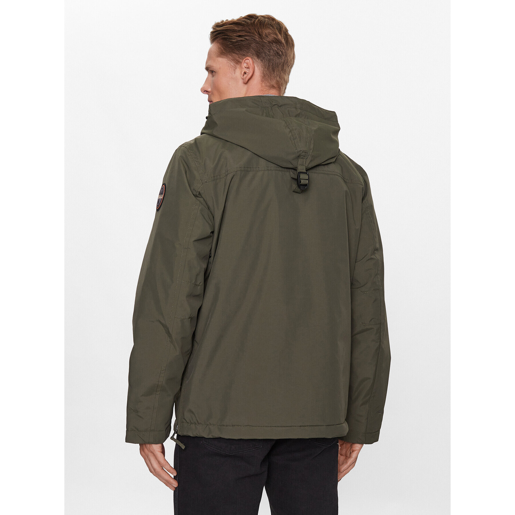 Napapijri Bunda anorak NP0A4GMC Zelená Regular Fit - Pepit.cz