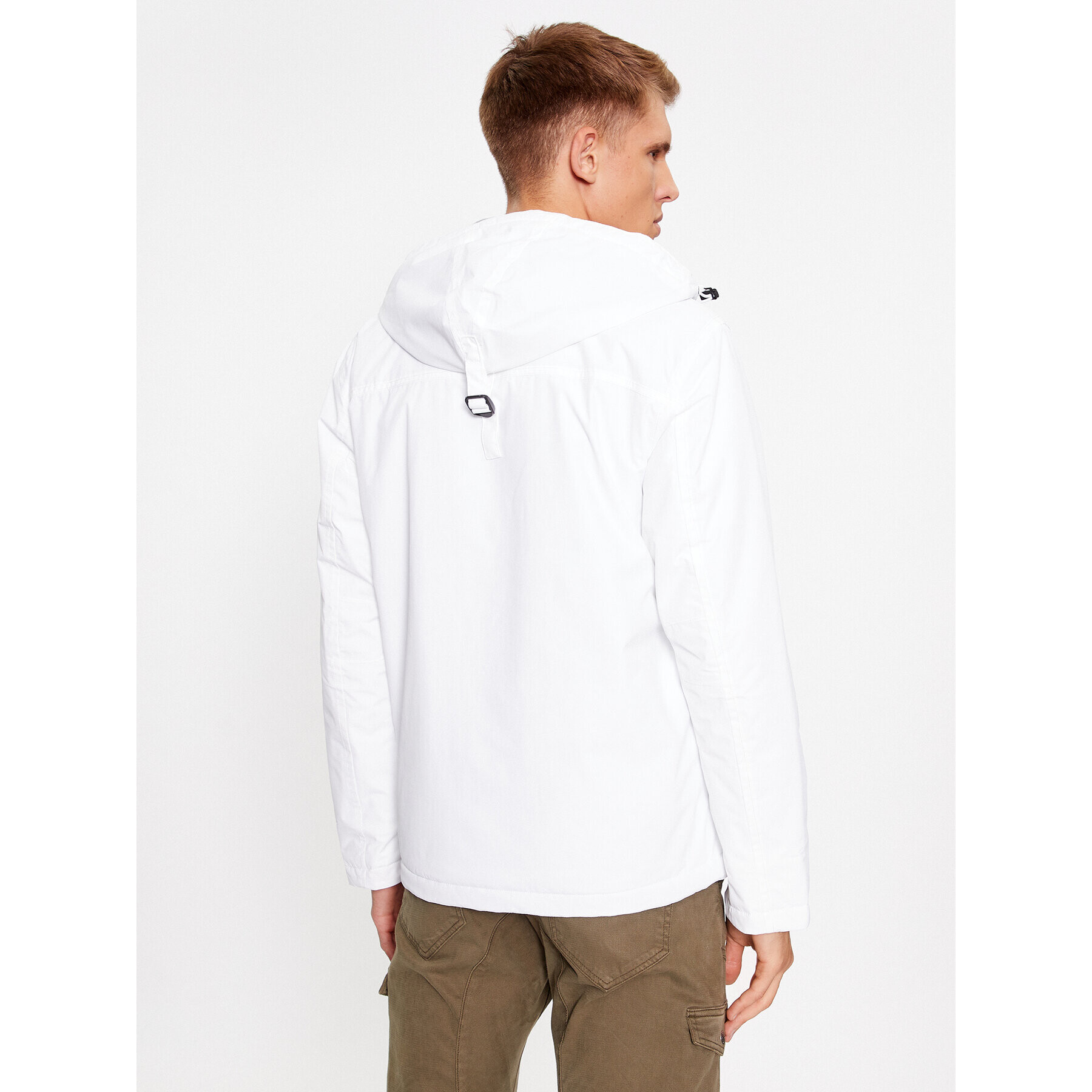 Napapijri Bunda anorak NP0A4GMD Bílá Regular Fit - Pepit.cz