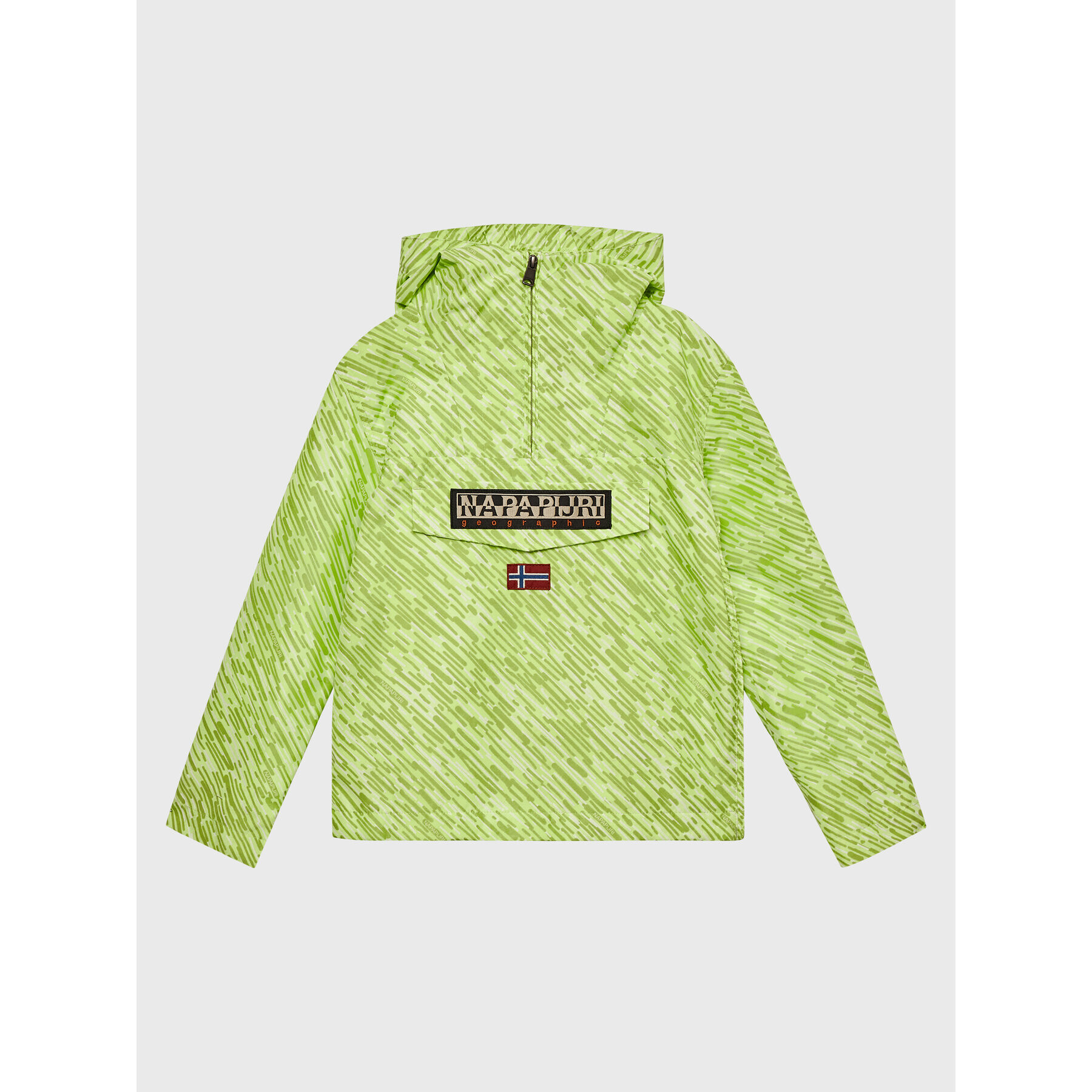 Napapijri Bunda anorak Rainforest AOP 2 NP0A4GX9 D Zelená Regular Fit - Pepit.cz