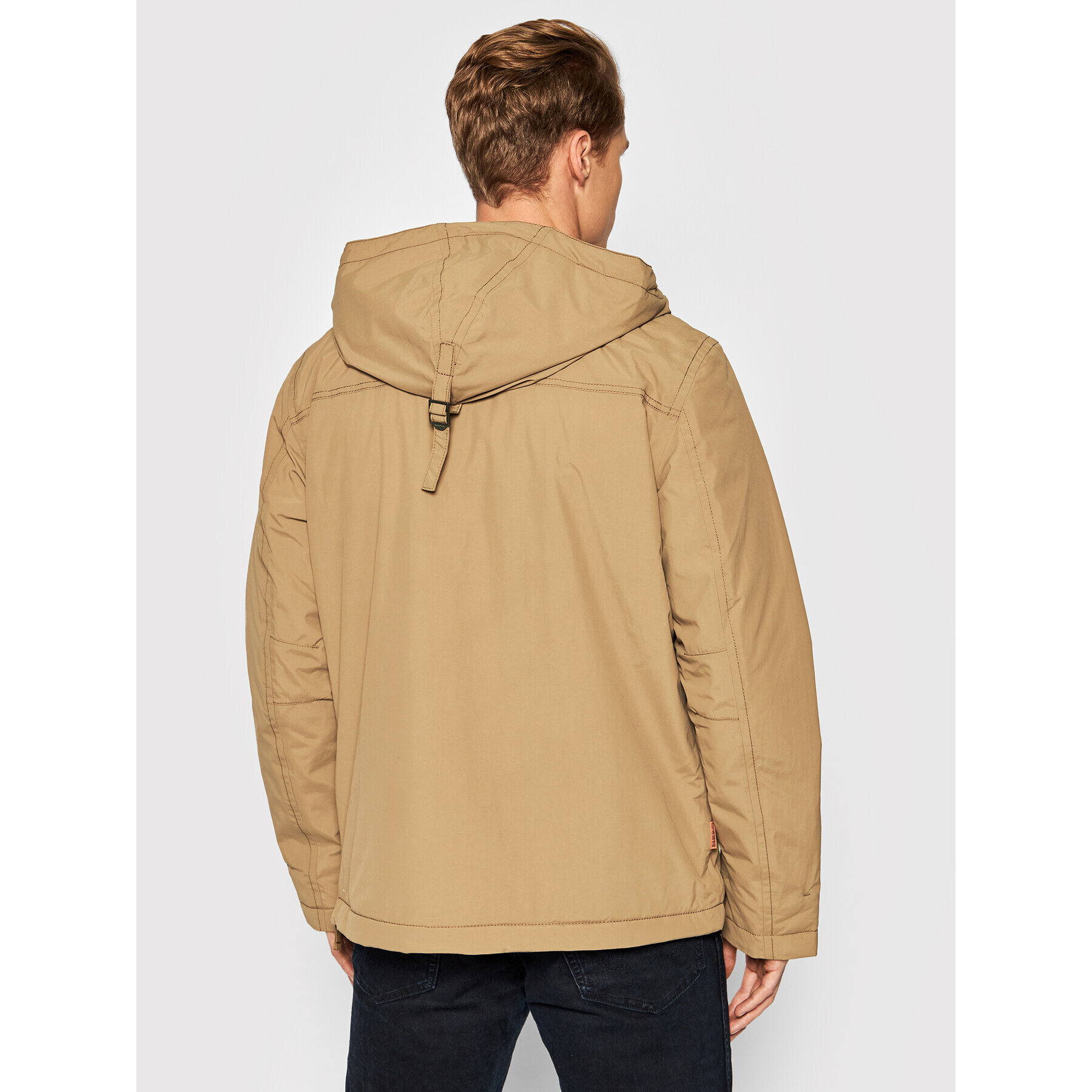 Napapijri Bunda anorak Rainforest Pocket 1 NP0A4EGY Béžová Regular Fit - Pepit.cz