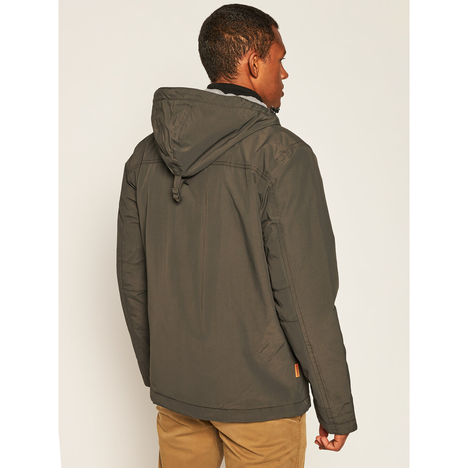 Napapijri Bunda anorak Rainforest Pocket 1 NP0A4EGY Šedá Regular Fit - Pepit.cz