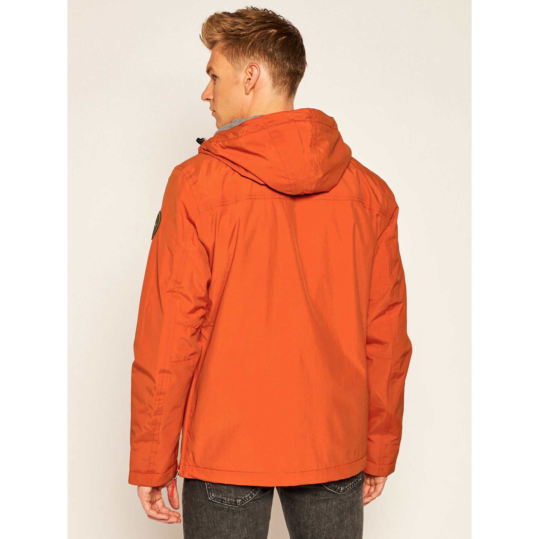 Napapijri Bunda anorak Rainforest Pocket 1 NP0A4EGYA Oranžová Regular Fit - Pepit.cz