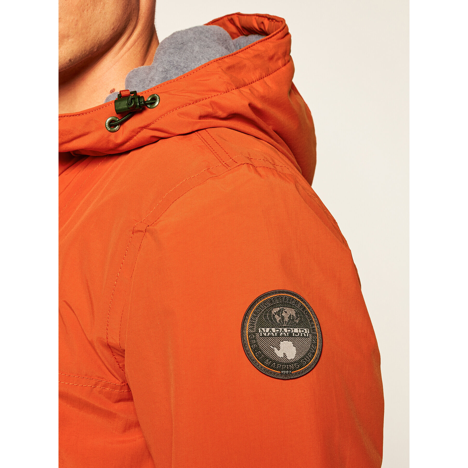 Napapijri Bunda anorak Rainforest Pocket 1 NP0A4EGYA Oranžová Regular Fit - Pepit.cz