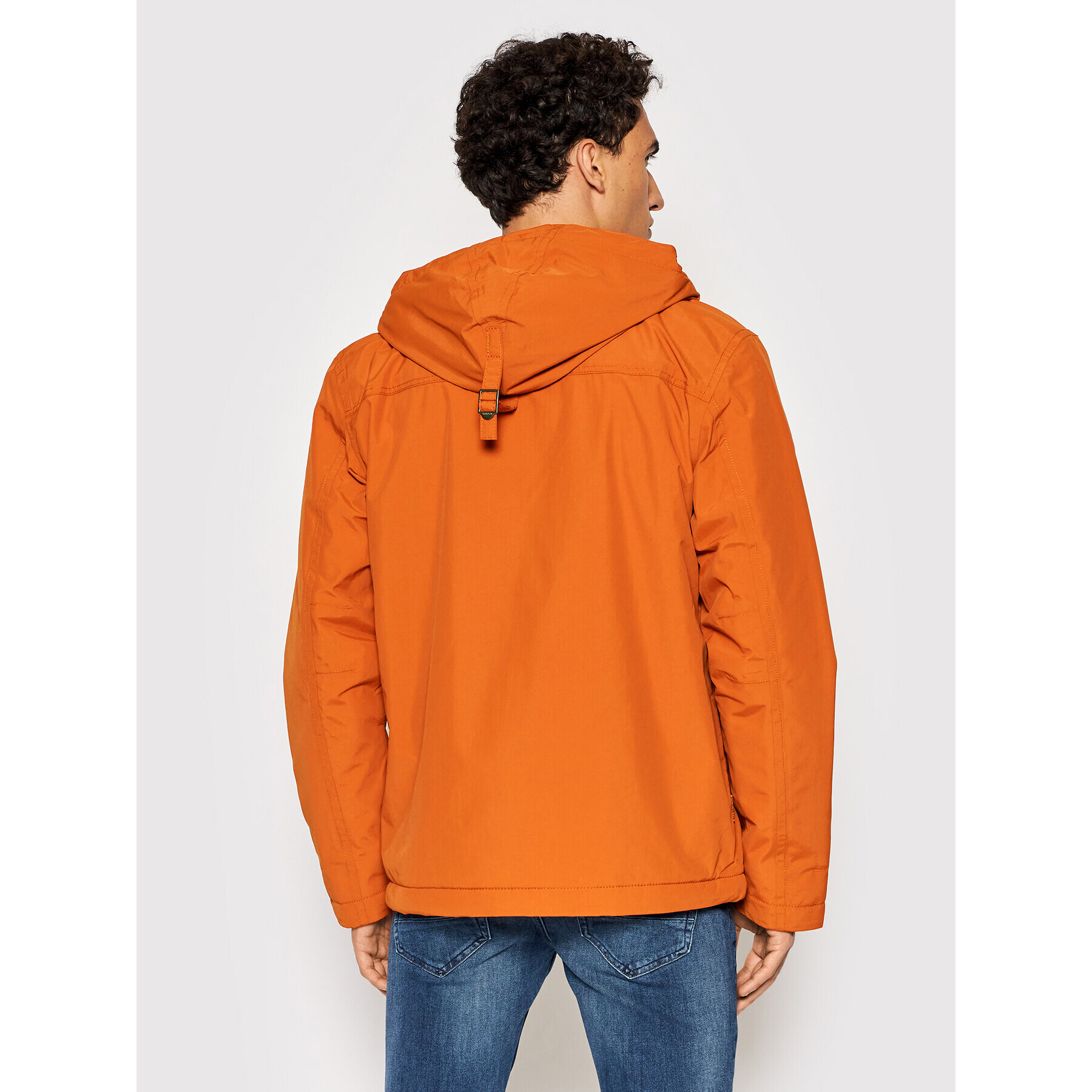 Napapijri Bunda anorak Rainforest Pocket 1 P0A4EGY Oranžová Regular Fit - Pepit.cz