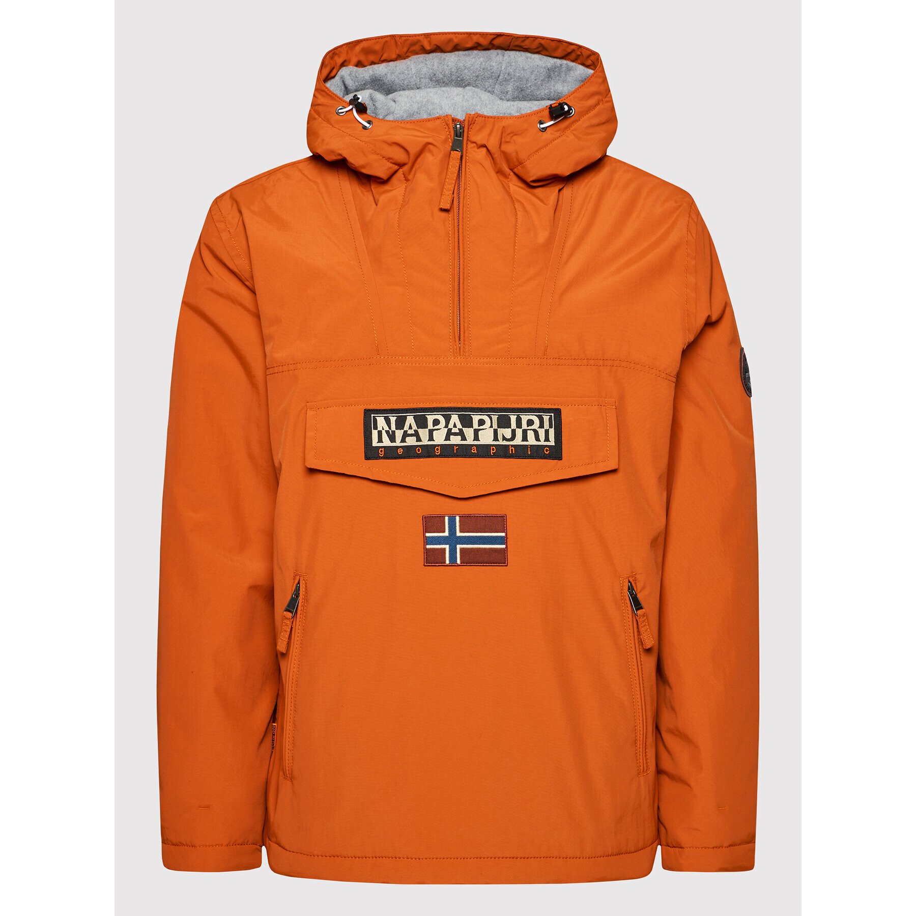 Napapijri Bunda anorak Rainforest Pocket 1 P0A4EGY Oranžová Regular Fit - Pepit.cz