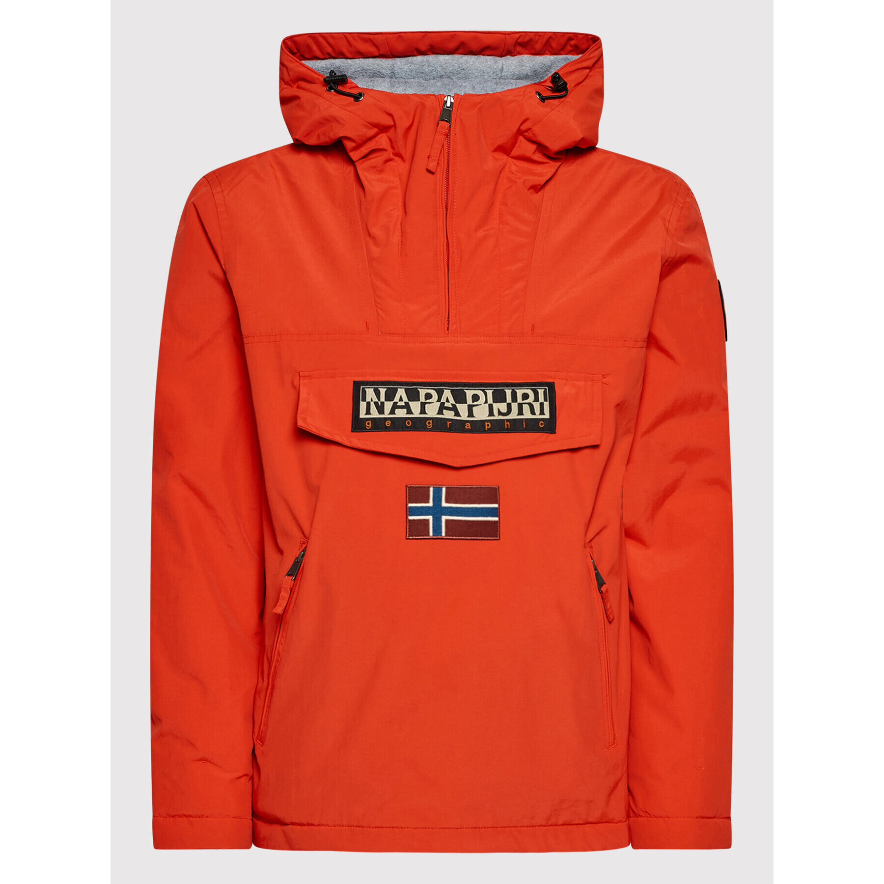 Napapijri Bunda anorak Rainforest Pocket 2 NP0A4GMD Červená Regular Fit - Pepit.cz