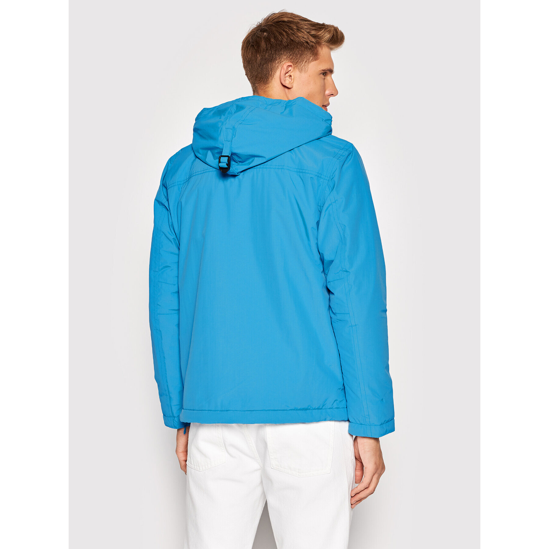 Napapijri Bunda anorak Rainforest Pocket 2 NP0A4GMD Modrá Regular Fit - Pepit.cz