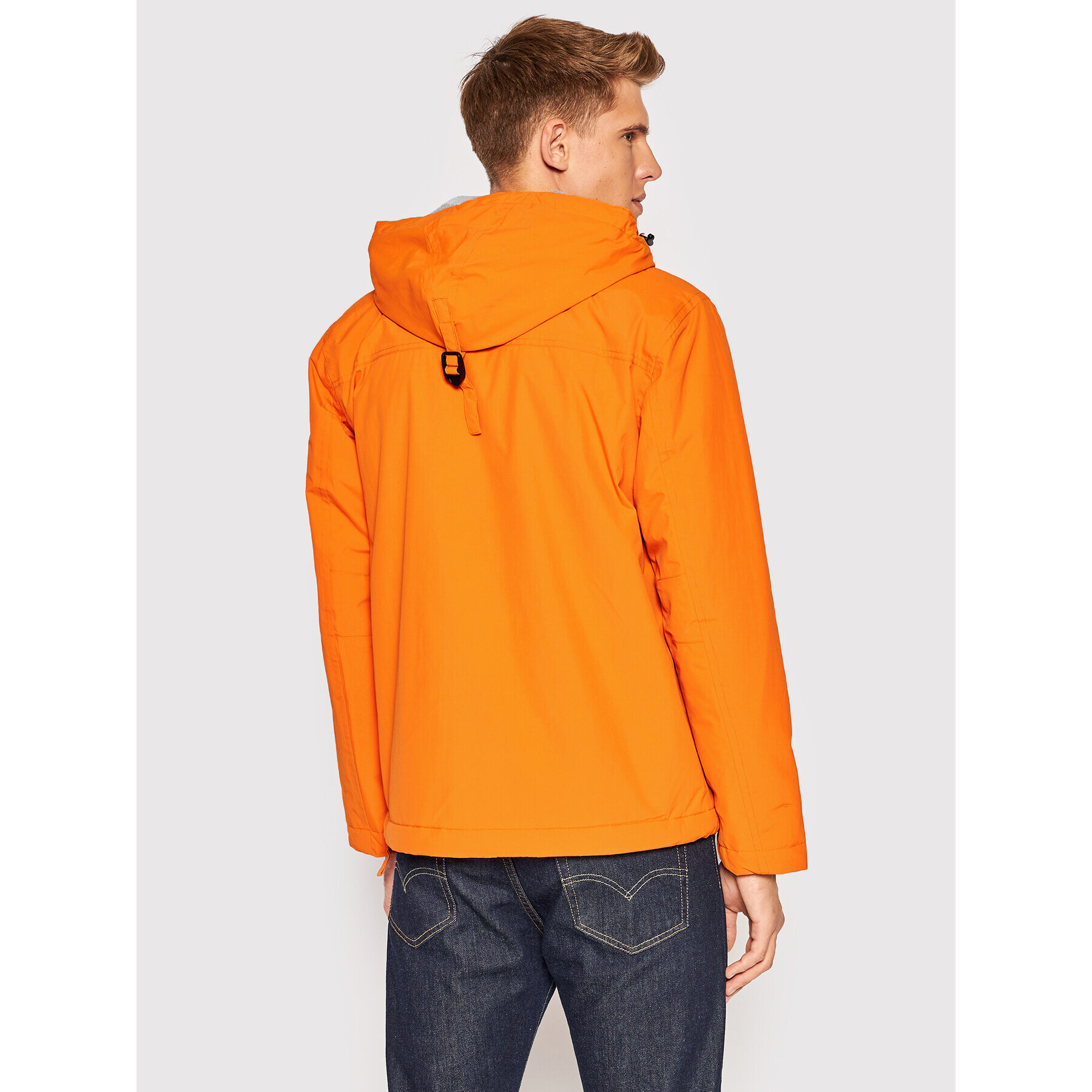 Napapijri Bunda anorak Rainforest Pocket 2 NP0A4GMD Oranžová Regular Fit - Pepit.cz