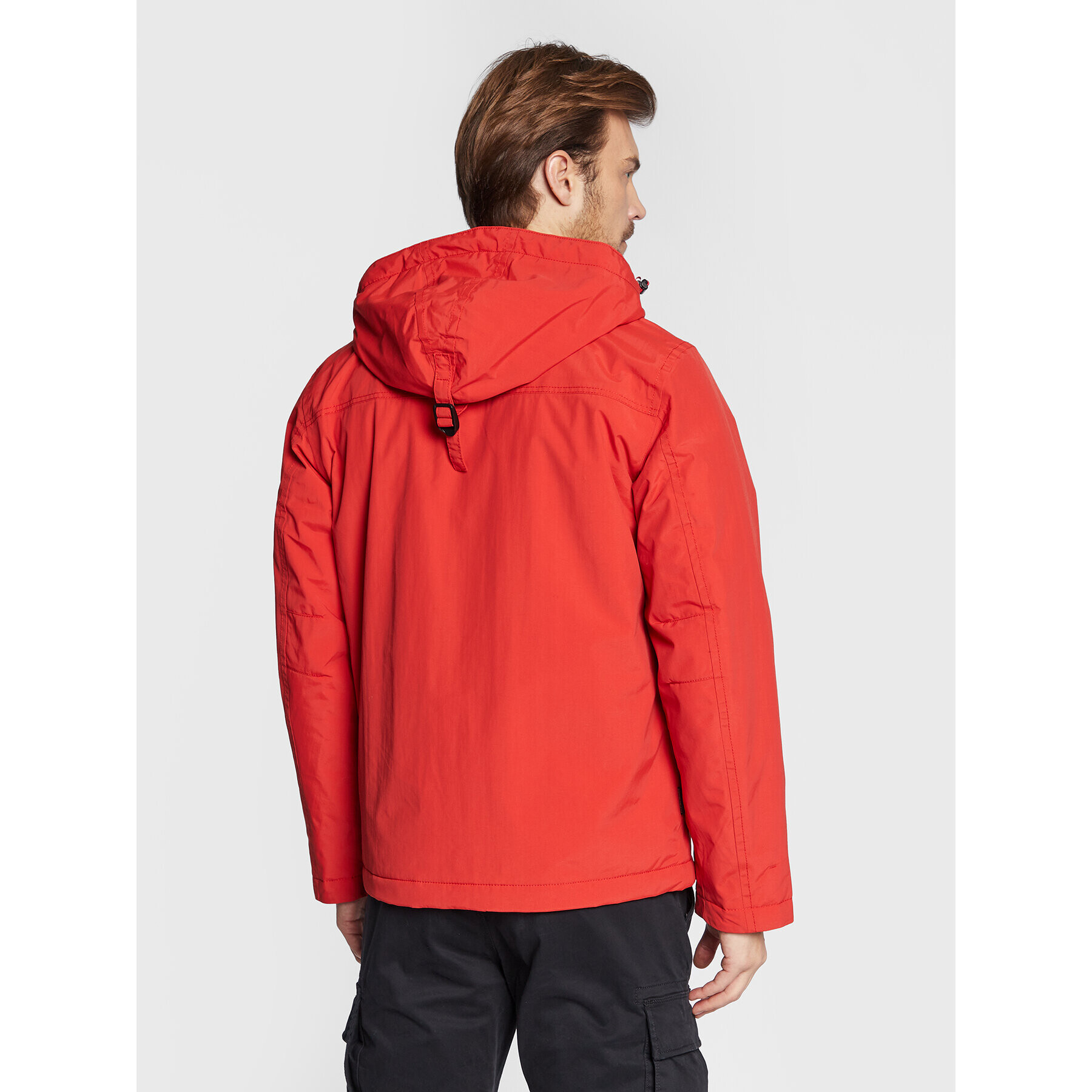 Napapijri Bunda anorak Rainforest Winter 3 NP0A4GMC Červená Regular Fit - Pepit.cz