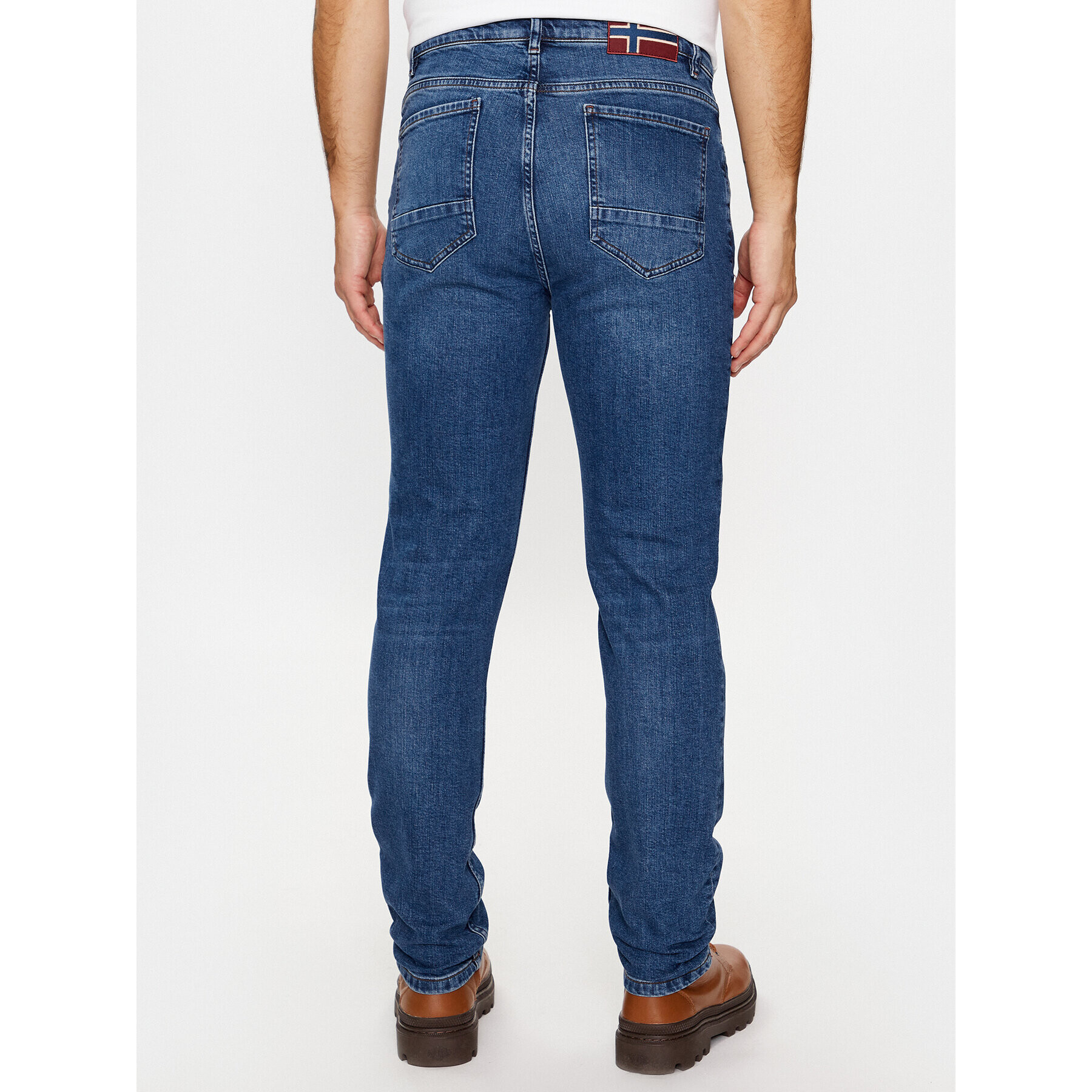 Napapijri Jeansy NP0A4HLQ Modrá Slim Fit - Pepit.cz